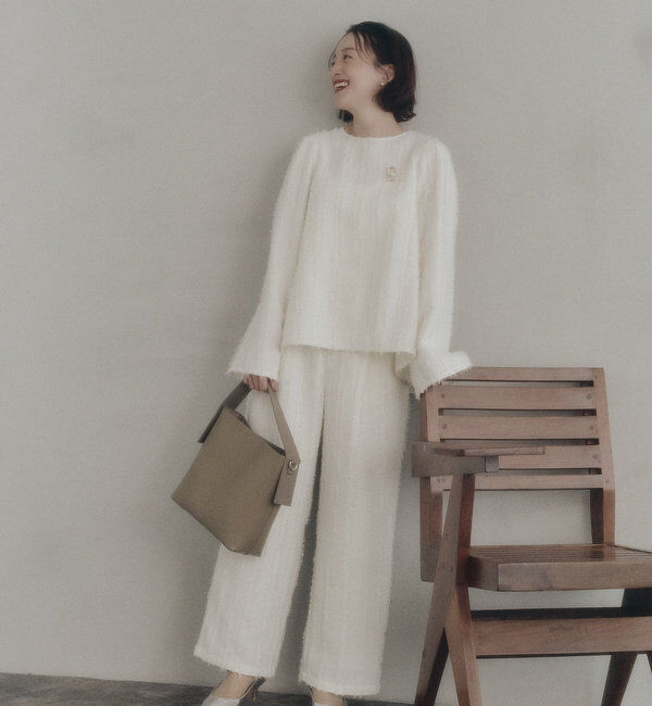  「【Du noir】ジャガードストライプスラックスパンツ」|その他|