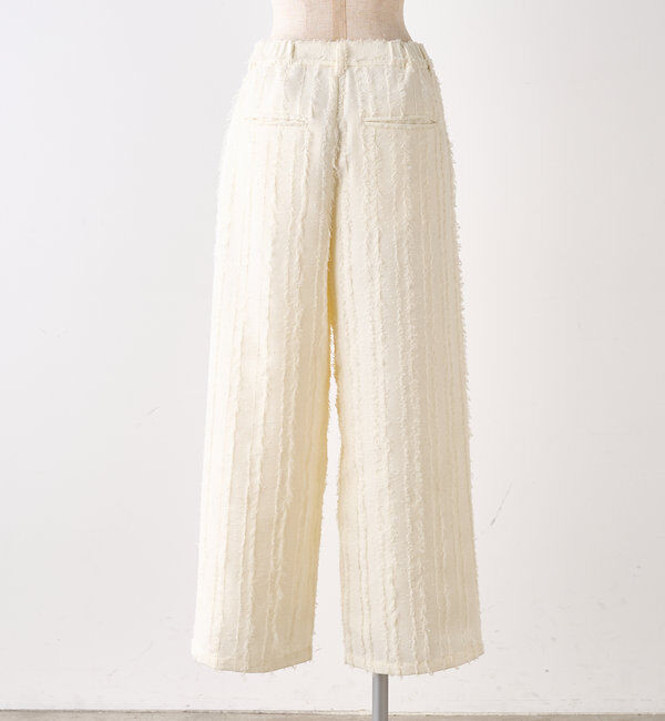  「【Du noir】ジャガードストライプスラックスパンツ」|その他|