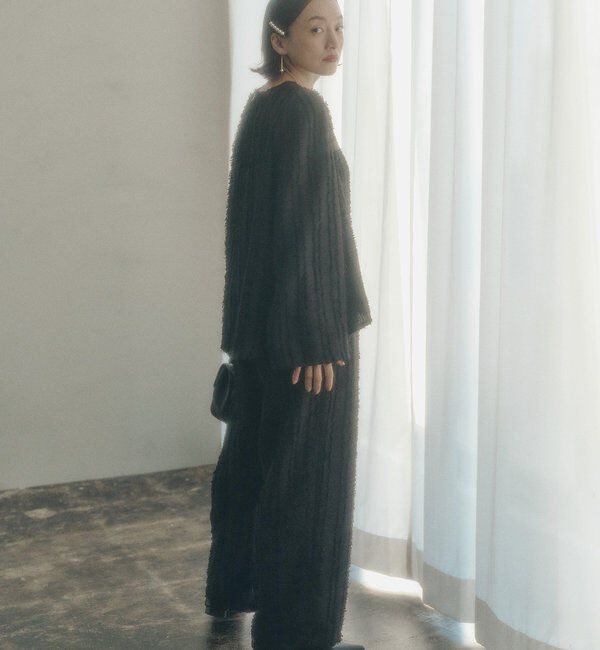  「【Du noir】ジャガードストライプスラックスパンツ」|その他|