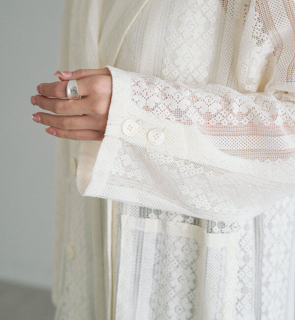  「ヴィンテージライクレースジャケット」|テーラードジャケット|