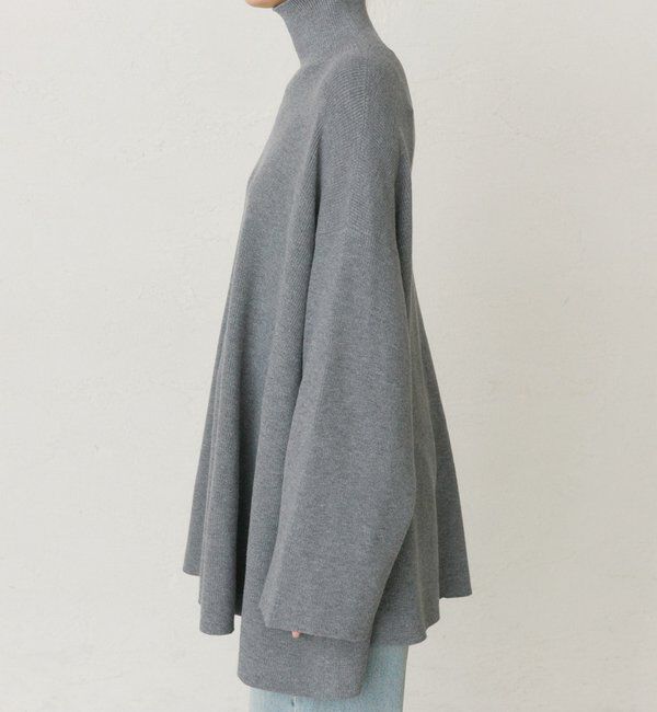  「【セットアップ対応】ハイネックフレアニットプルオーバー」|キャミソール|