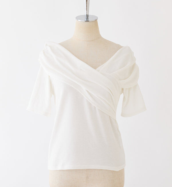  「オフショルにもなる/クロストップス」|プルオーバー|