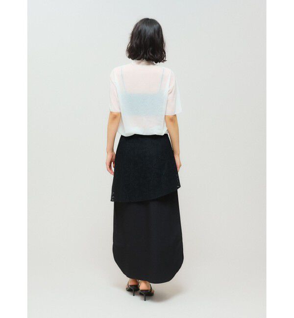 MIDIUMISOLID「MIDIUMISOLID for Ladies メローシアーハーフスリーブインナー」|Tシャツ・カットソー|