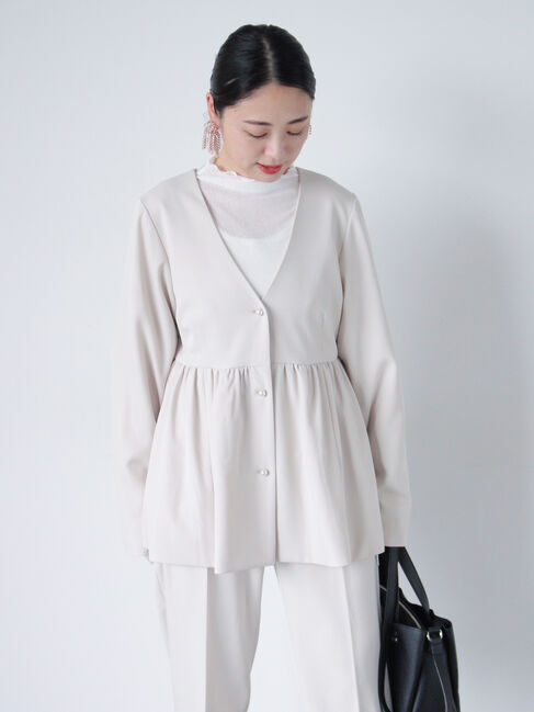 sm2rhythm「【セレモニーアイテム】ペプラムジャケット(セットアップ可)」|その他|