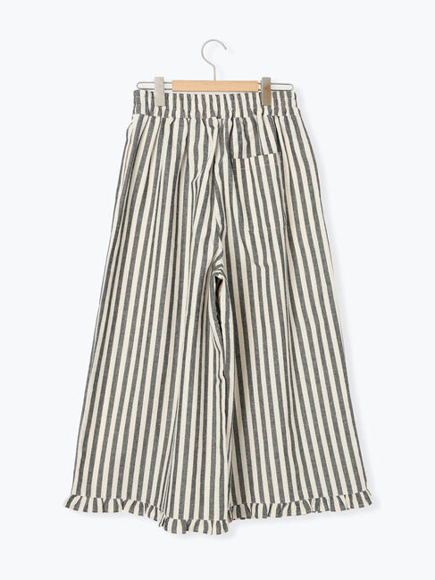 Samansa Mos2「【M/Lサイズ】綿麻裾フリルパンツ」|その他|