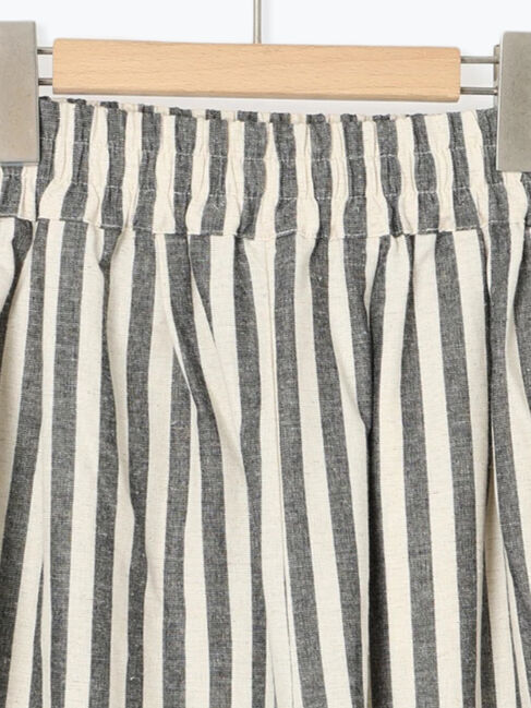 Samansa Mos2「【M/Lサイズ】綿麻裾フリルパンツ」|その他|