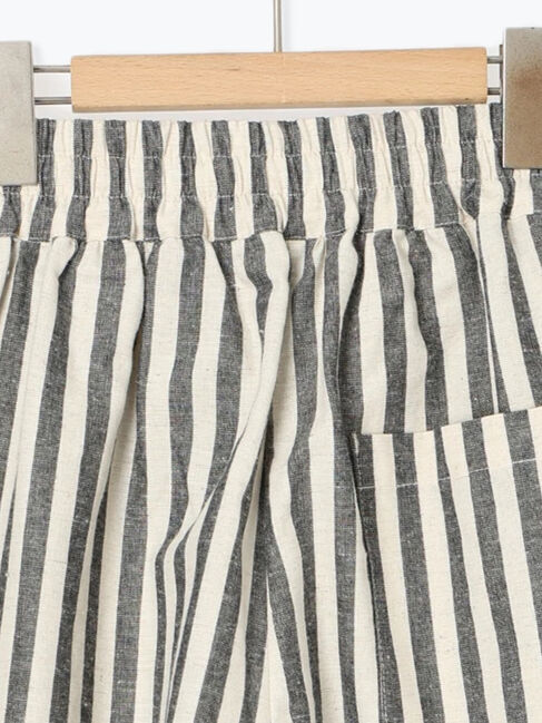 Samansa Mos2「【M/Lサイズ】綿麻裾フリルパンツ」|その他|