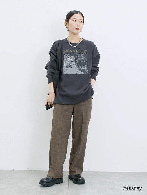 Samansa Mos2 blue「【Disney】ヴィランズ/ニット」|ニット・セーター|