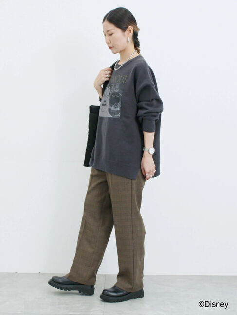 Samansa Mos2 blue「【Disney】ヴィランズ/ニット」|ニット・セーター|