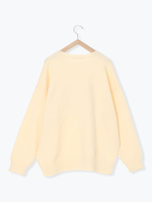 Samansa Mos2 blue「【Disney】ヴィランズ/ニット」|ニット・セーター|