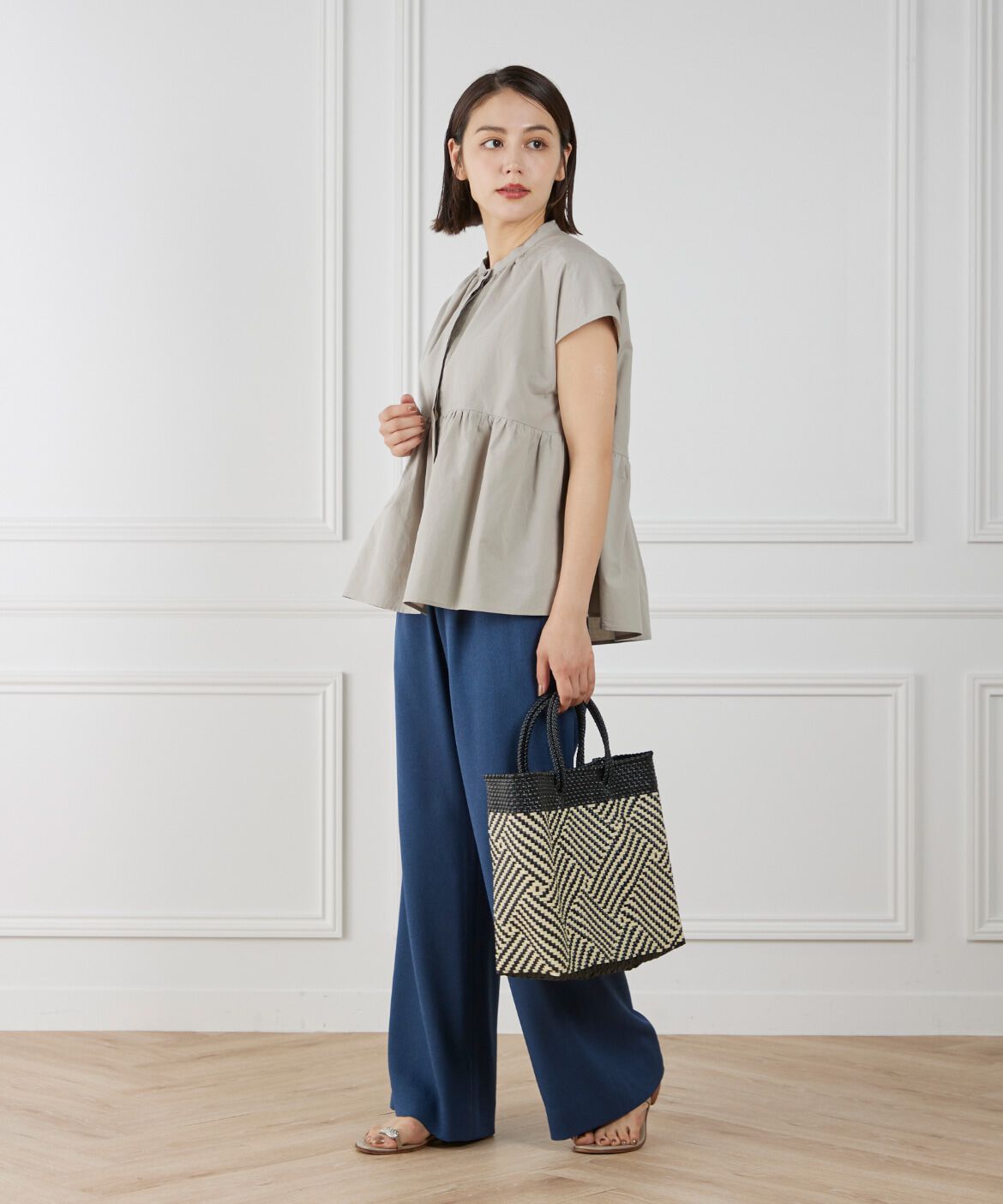 7-IDconcept.「ペプラムブラウス」|シャツ・ブラウス|