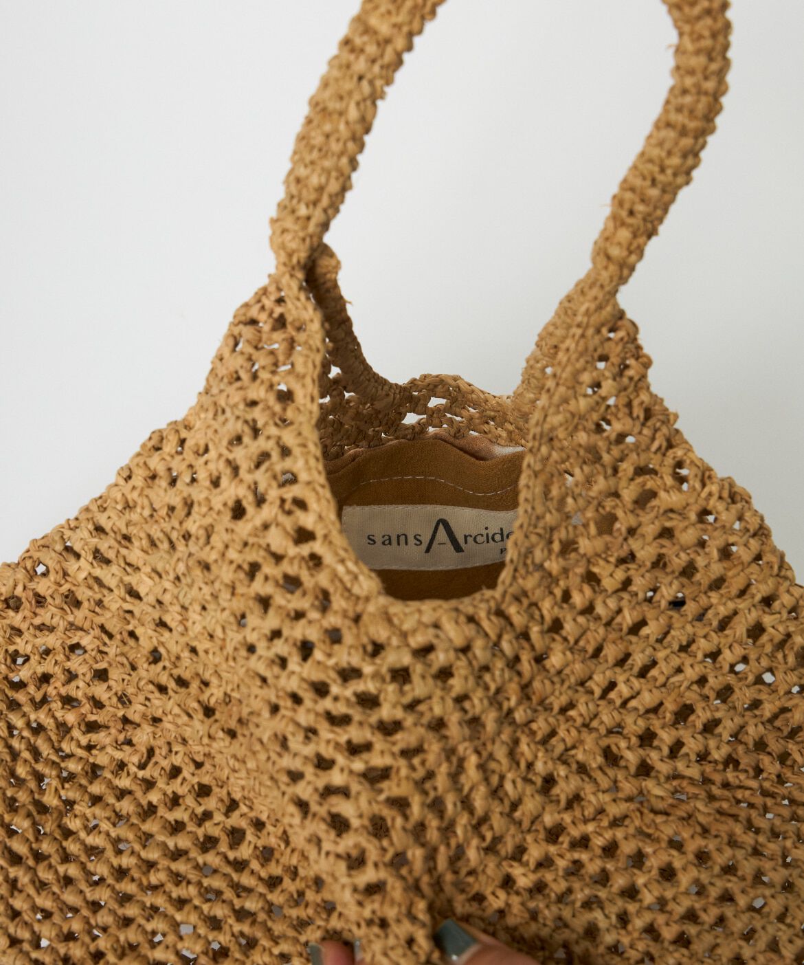 INED「《FAVORITE》MANAKELYラフィアバッグ《Sans arcidet》」|かごバッグ|