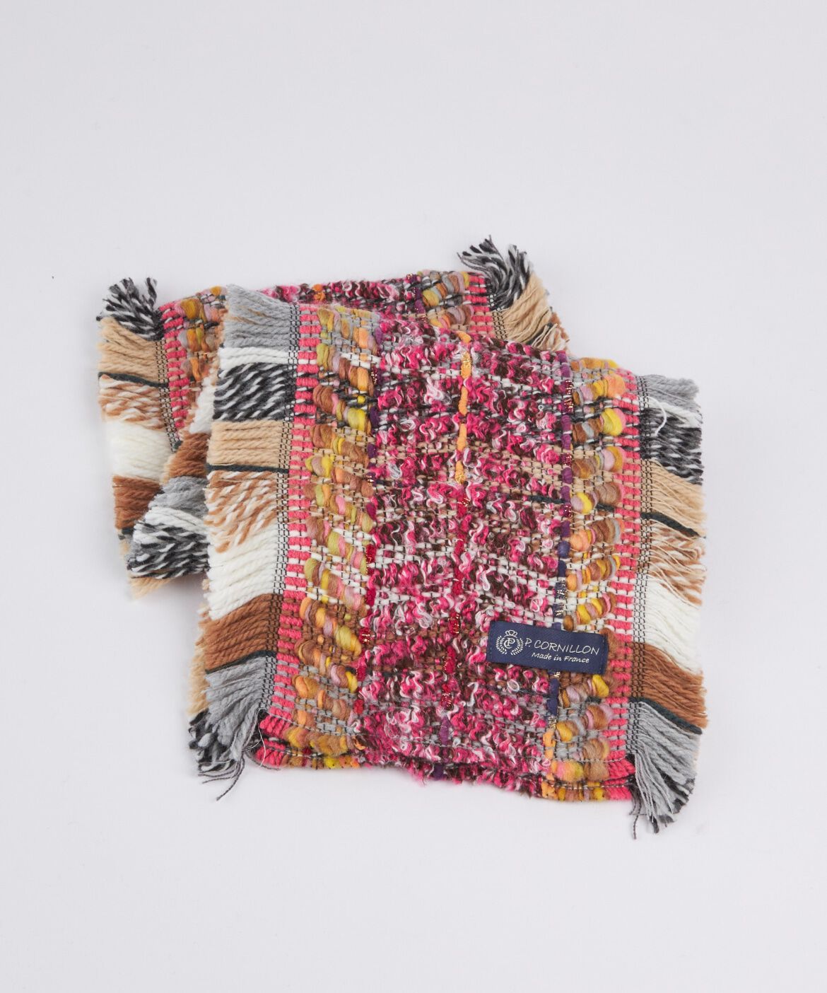 Le Souk「 ミックスツィードマフラー《P.CORNILLON / ピー・コルニヨン》」|マフラー|