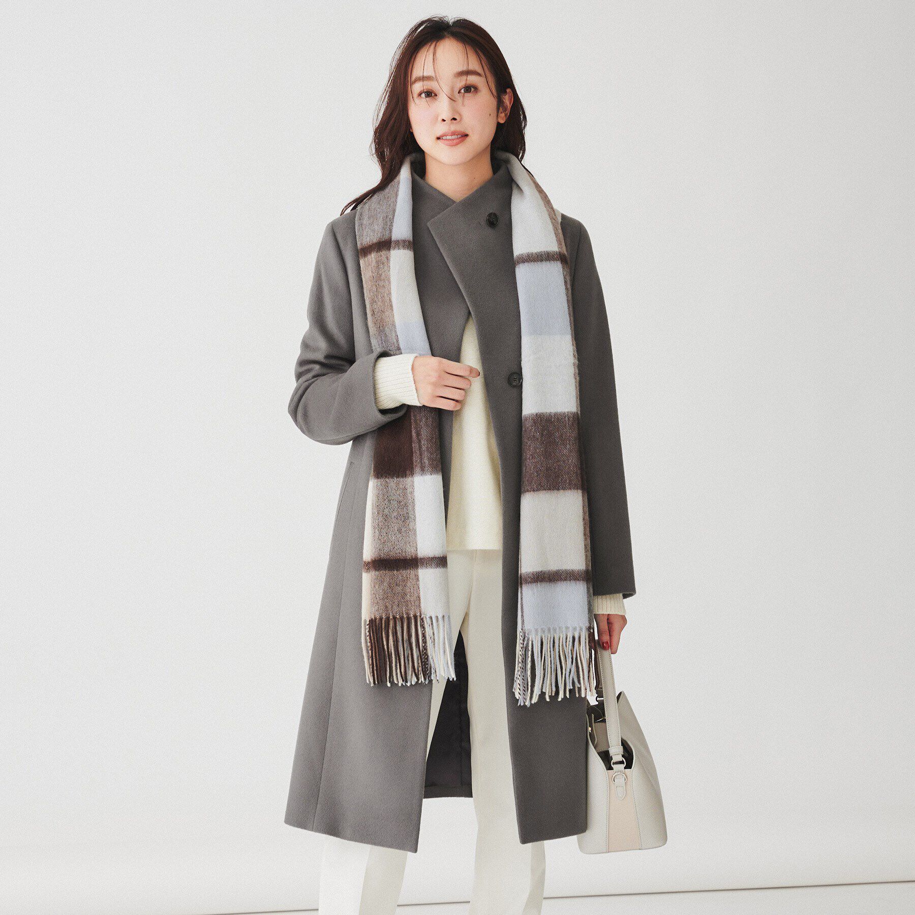 UNTITLED「【日本製】2WAYスタンドカラーロングコート」|その他|