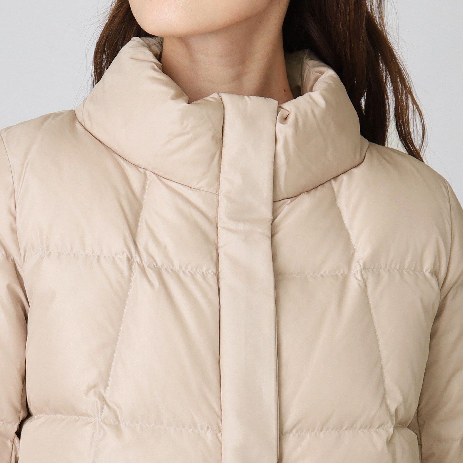 COUP DE CHANCE「【リサイクルダウン】異素材使いショート丈ダウン」|ダウン|