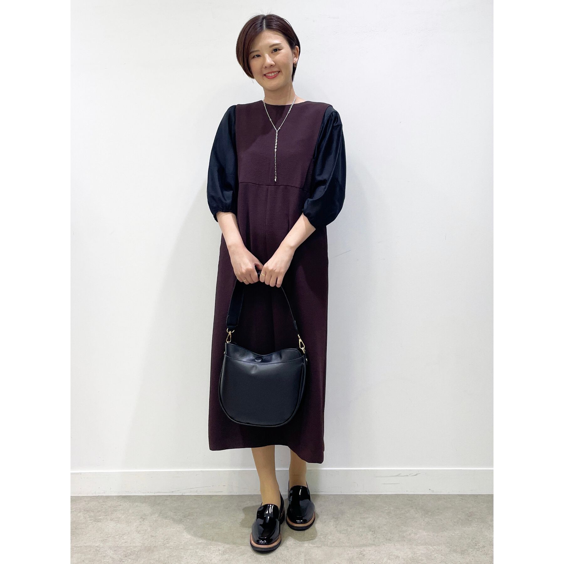 Reflect「【手洗い可／すっきり見え】大人ジャンパードレス」|ワンピース|