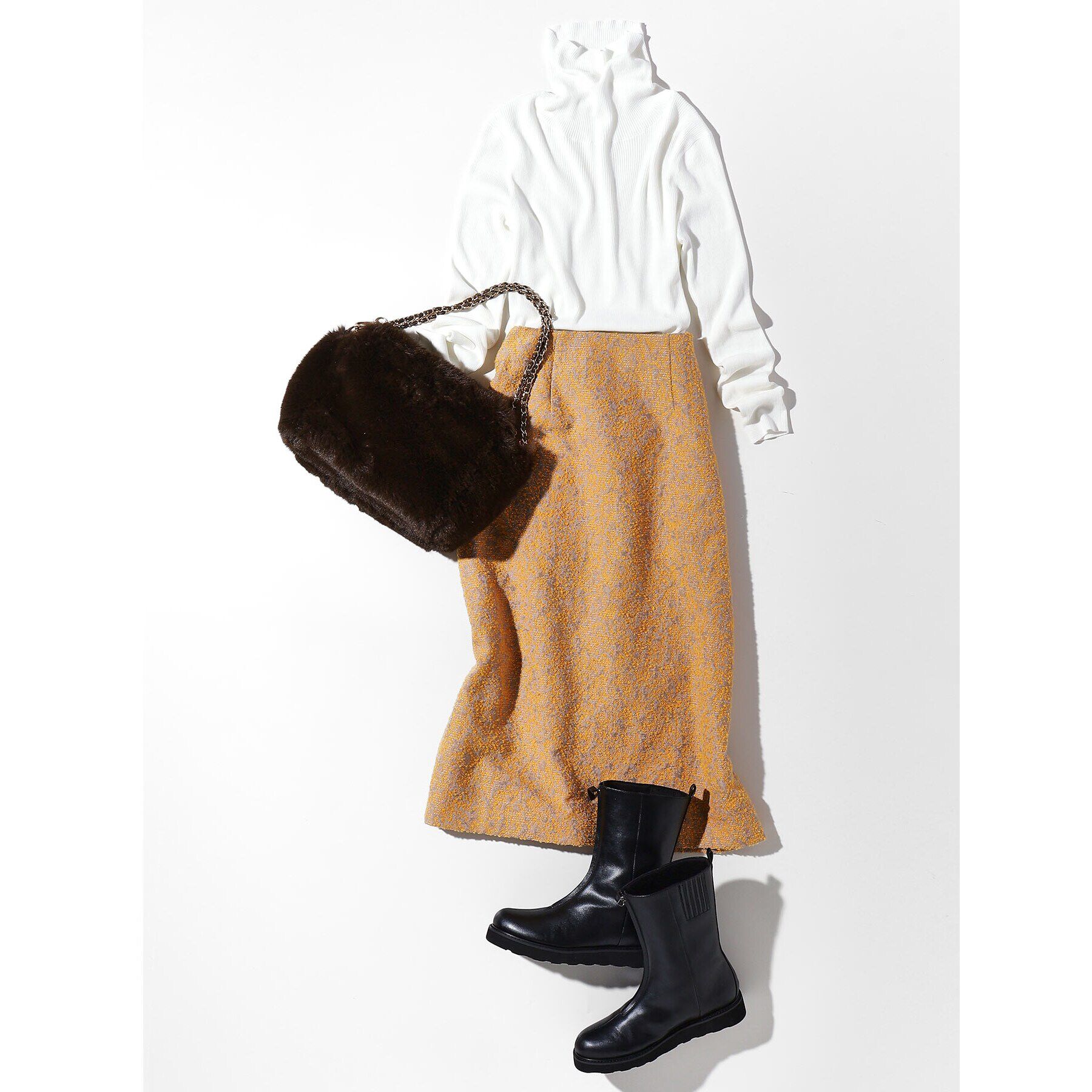 Reflect「【チェーン取り外し可能】フェイクファーバッグ」|ショルダー・メッセンジャー|