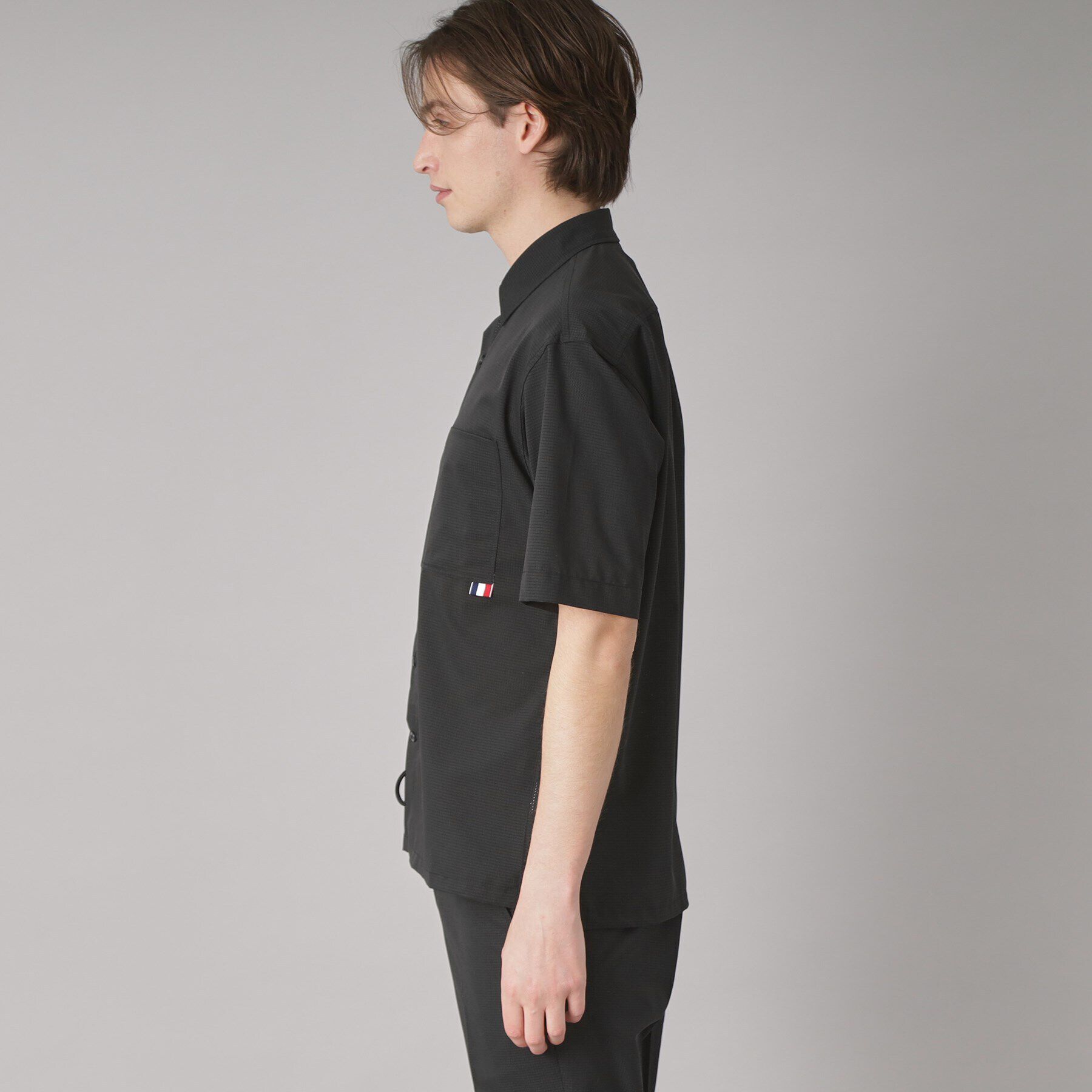 DRESSTERIOR「【セットアップ可/撥水性/UVカット/Safari5月号掲載】COOL DOTS ショートスリーブシ」|シャツ・ブラウス|