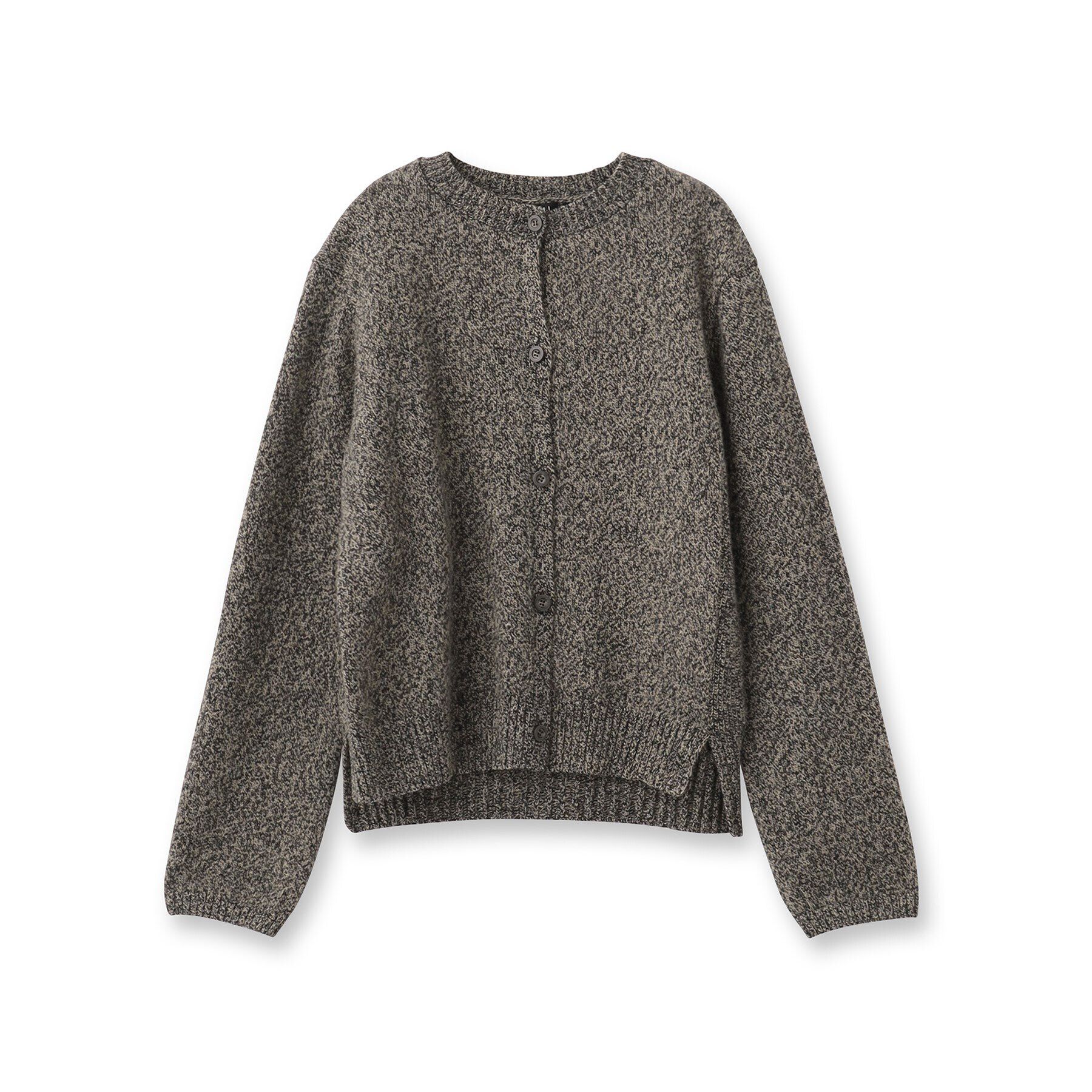 INDIVI「【日本製／インポート糸】MIX素材ニットカーディガン」|カーディガン|