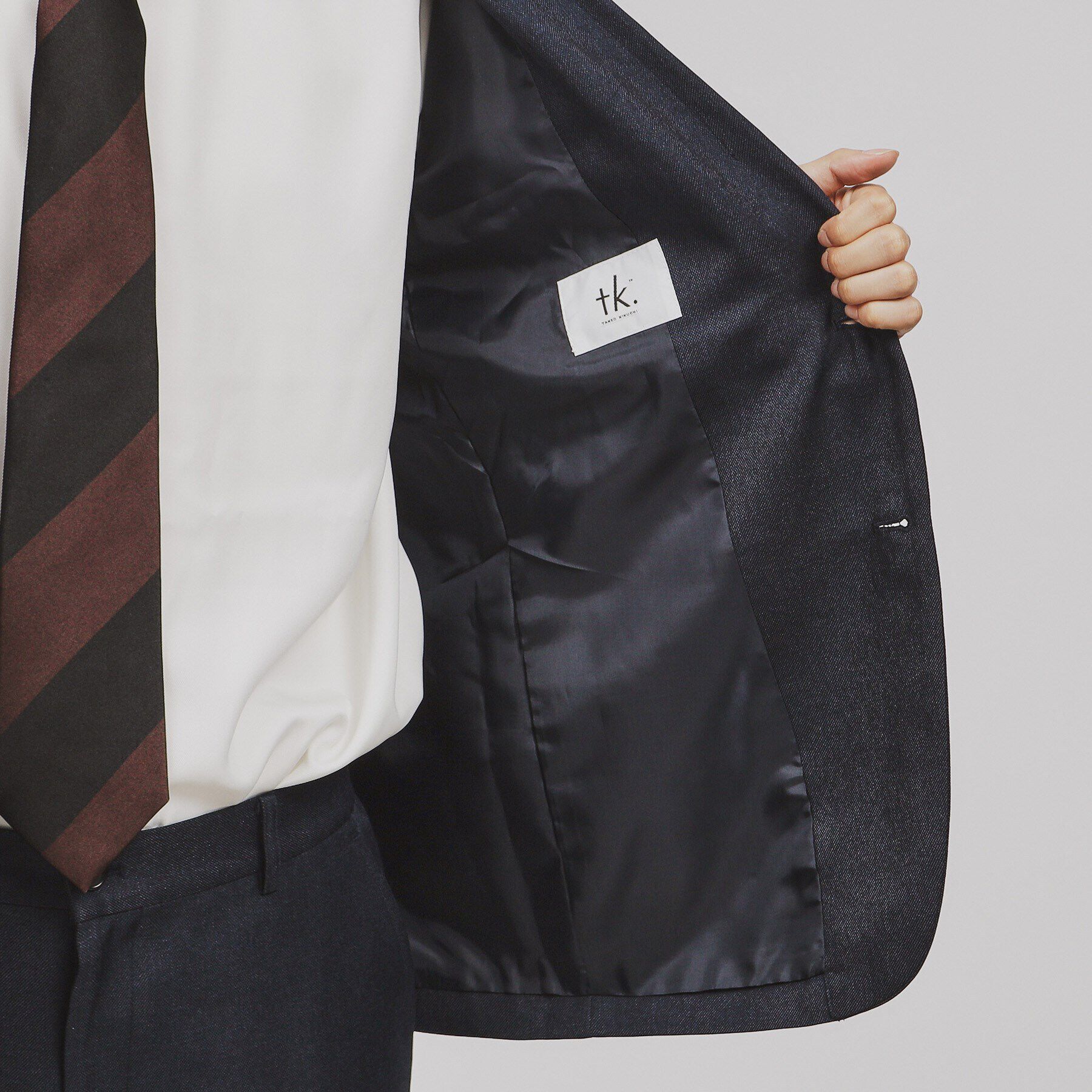 tk.TAKEO KIKUCHI「【マシンウォッシャブル】ウールライクスーツ/上下2点セット」|スーツ|