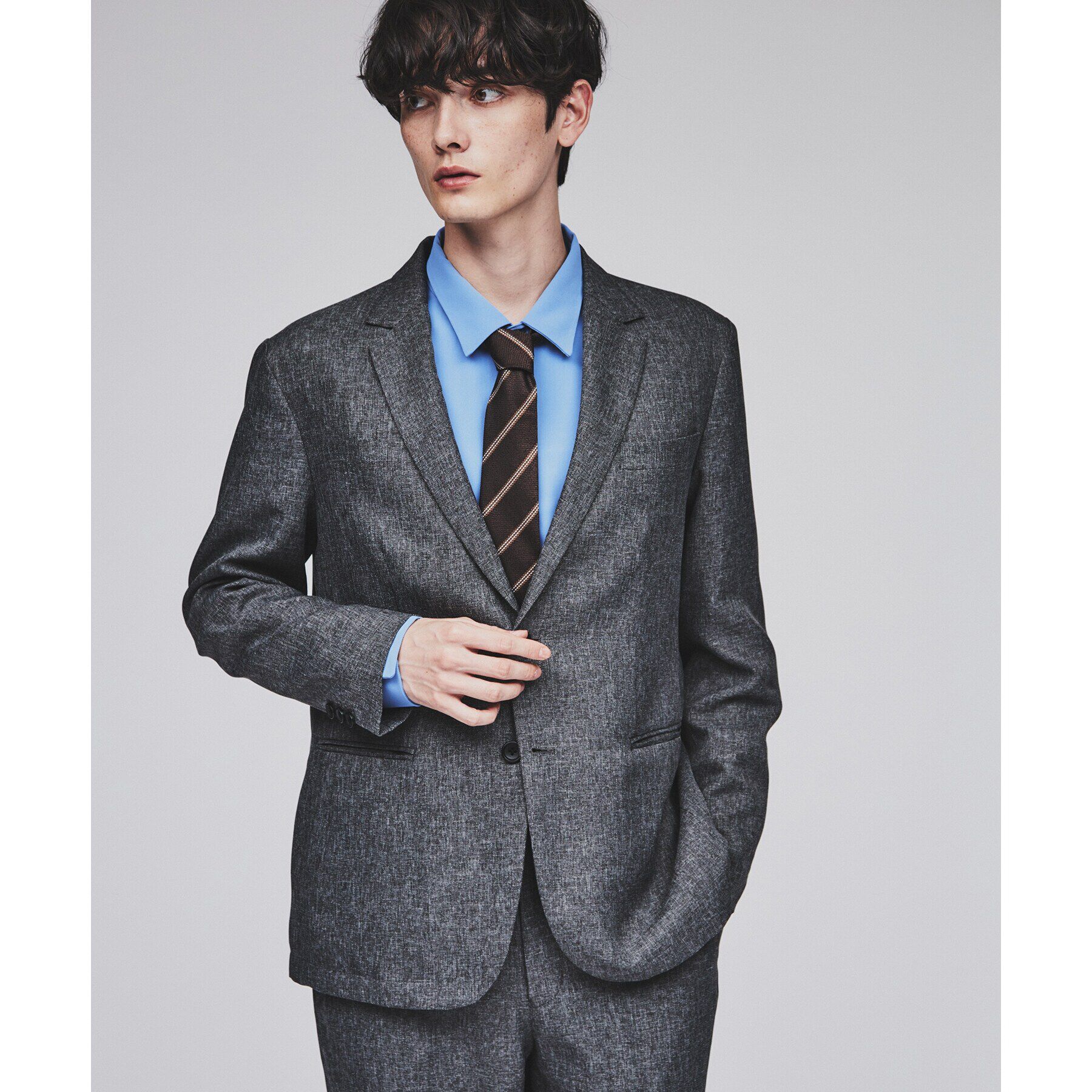 tk.TAKEO KIKUCHI「【マシンウォッシャブル】ウールライクスーツ/上下2点セット」|スーツ|