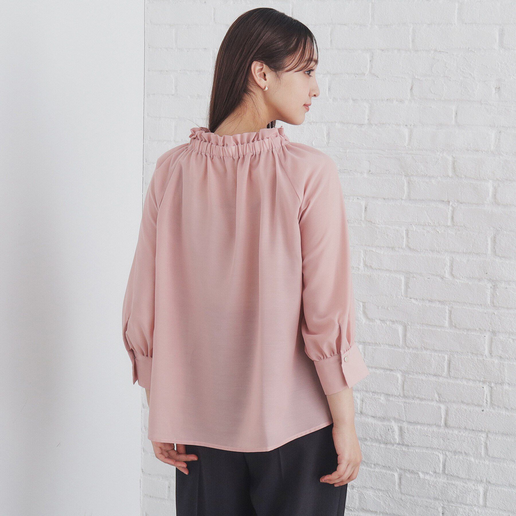 index「フリルボウタイブラウス【洗濯機洗い可】」|シャツ・ブラウス|