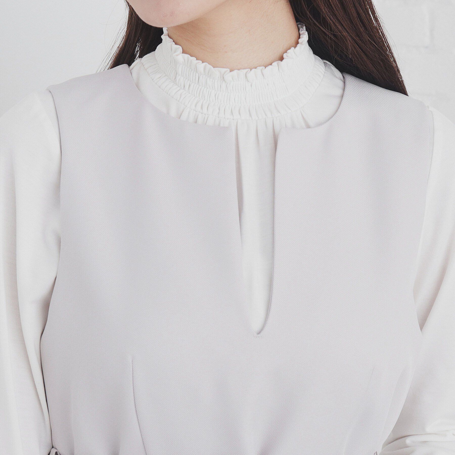 index「《andGIRL掲載》トレンチコート風ジャンパスカート【洗濯機洗い可/防シワ】」|ワンピース|