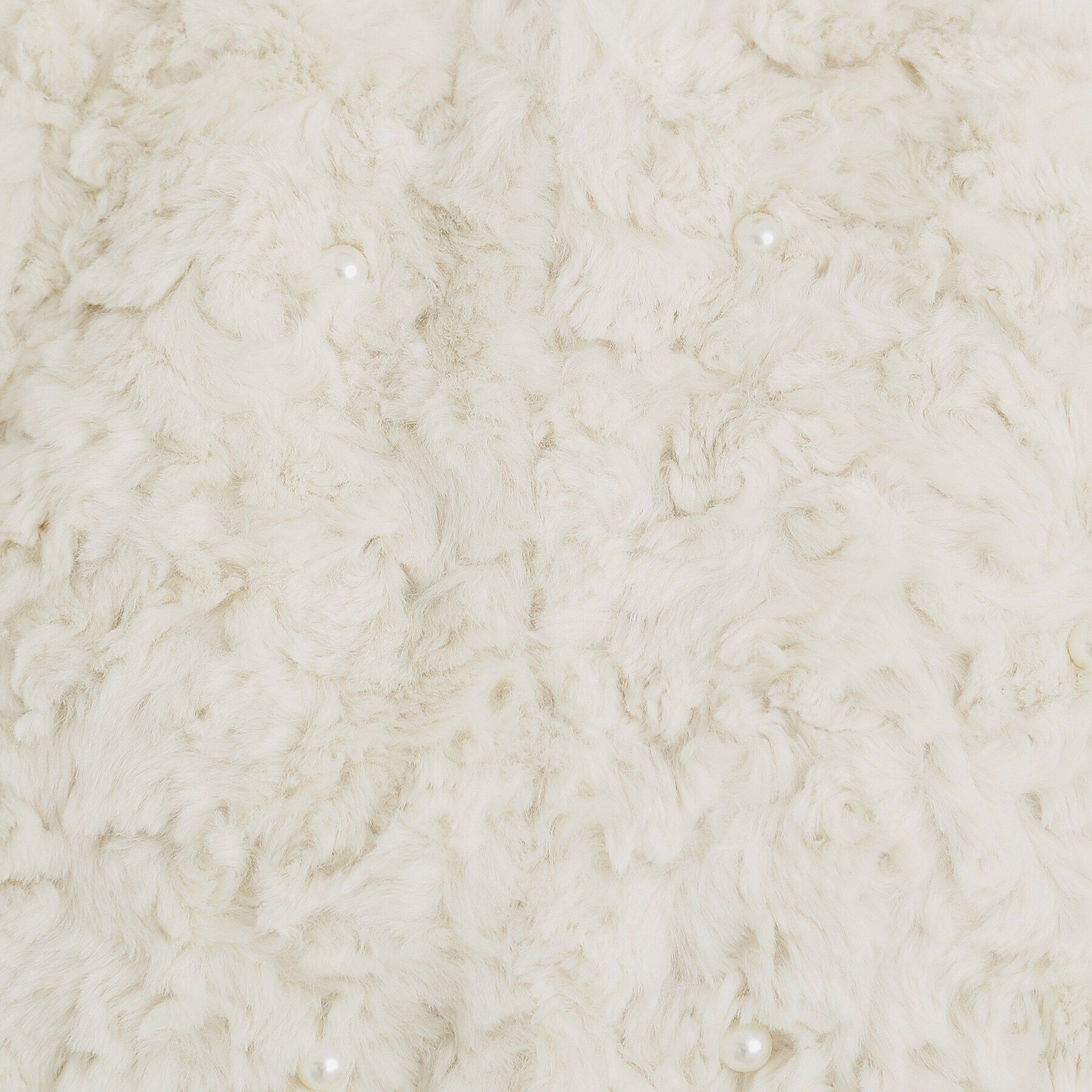 index「パール調フェイクファーショートジャケット【洗濯機洗い可】」|ブルゾン・スタジャン|