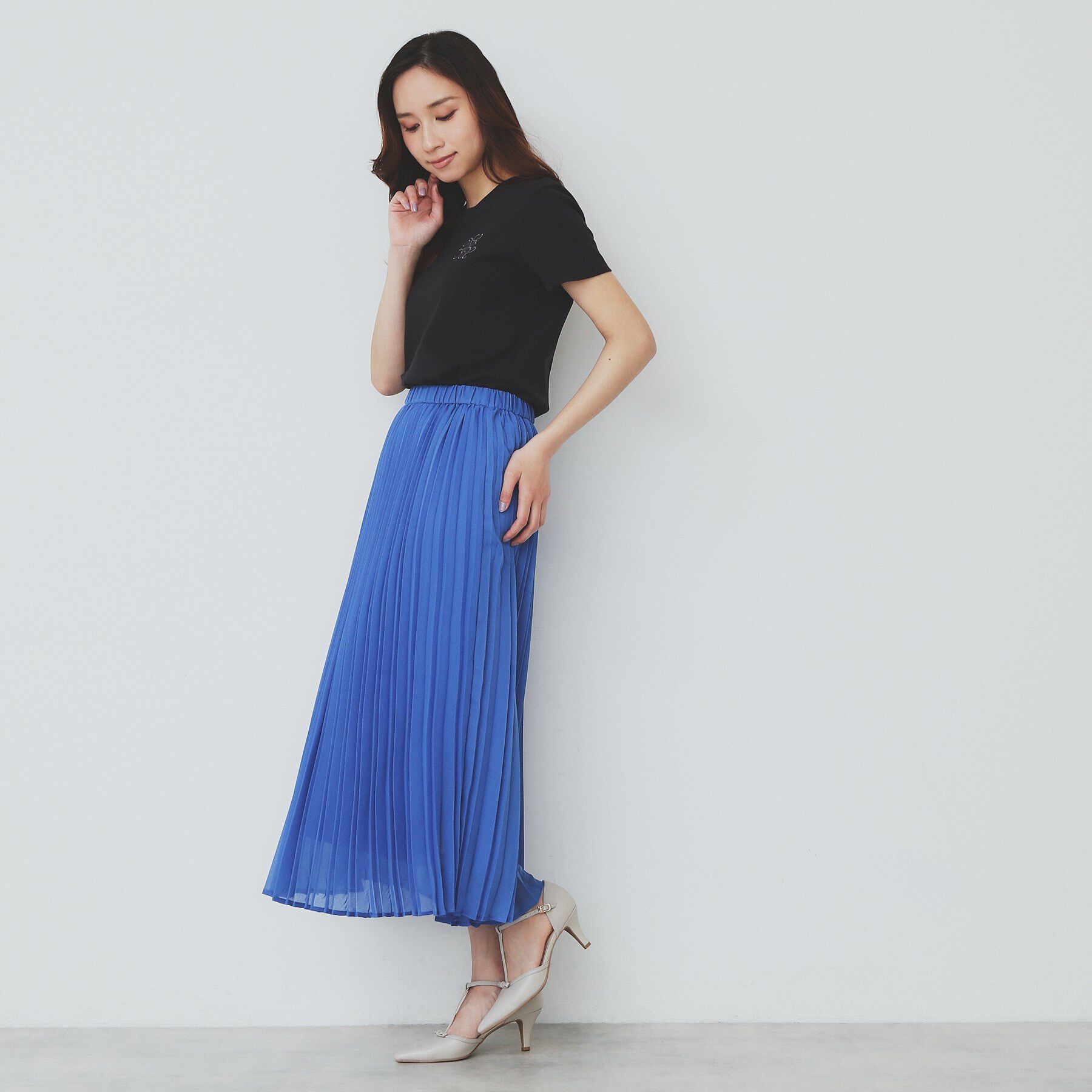 index「シアープリーツフレアスカート【洗濯機洗い可】」|スカート|