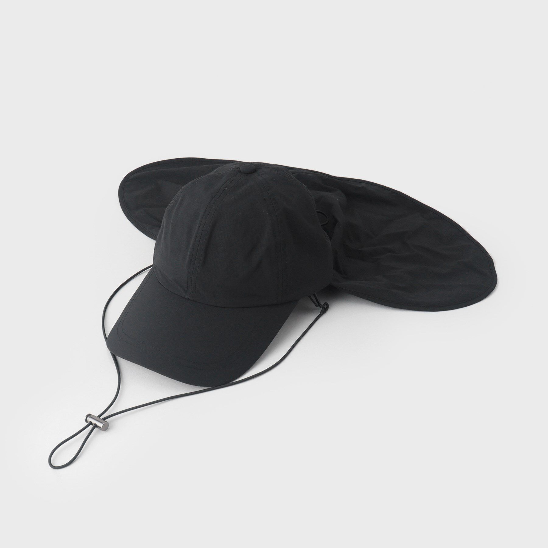 OPAQUE.CLIP「シェード付きキャップ」|キャップ・キャスケット|ブラック(019)