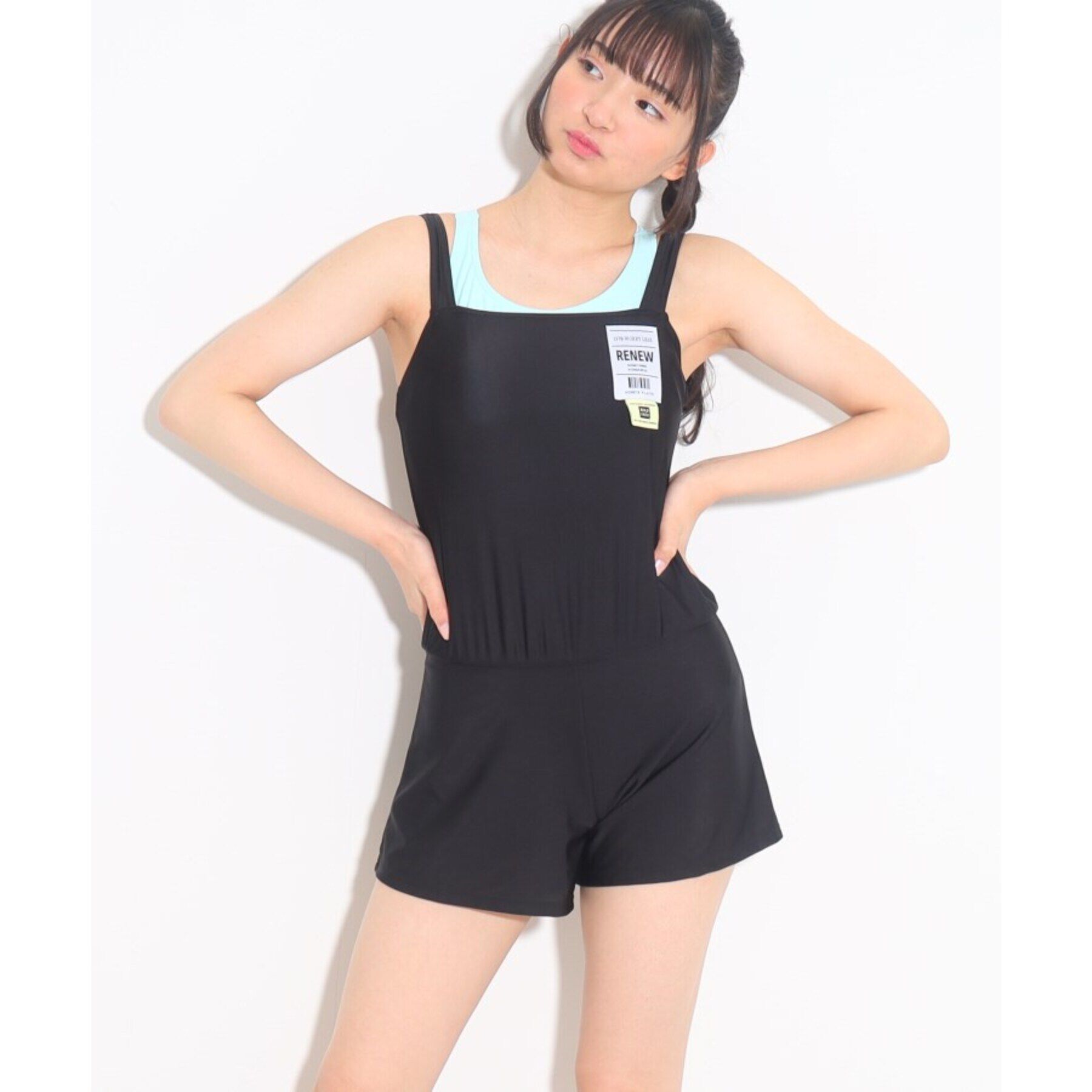 PINK-latte「【プールグッズ】サロペットワンピース水着」|その他|