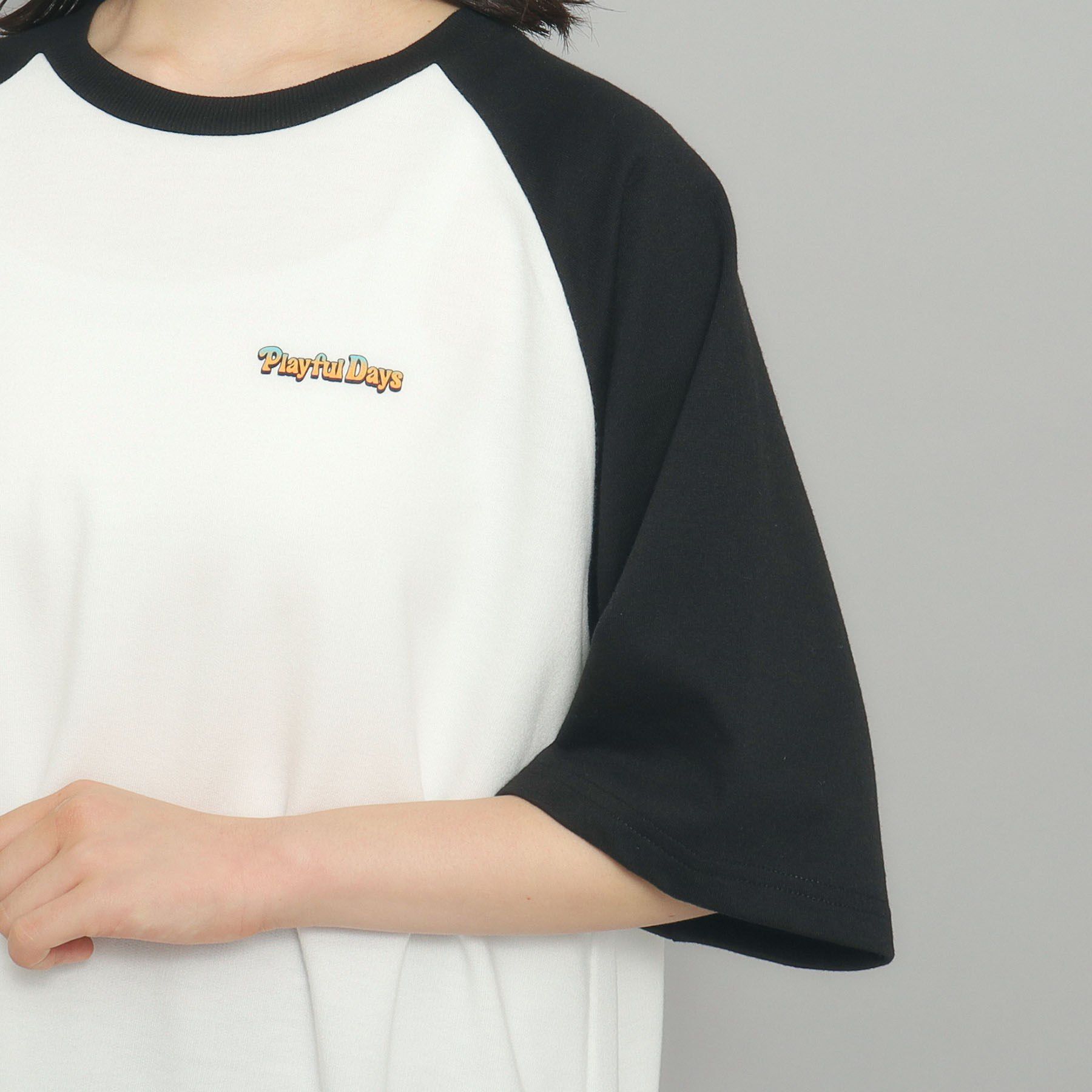 PINK-latte「ラグランプリントワンピース」|ワンピース|