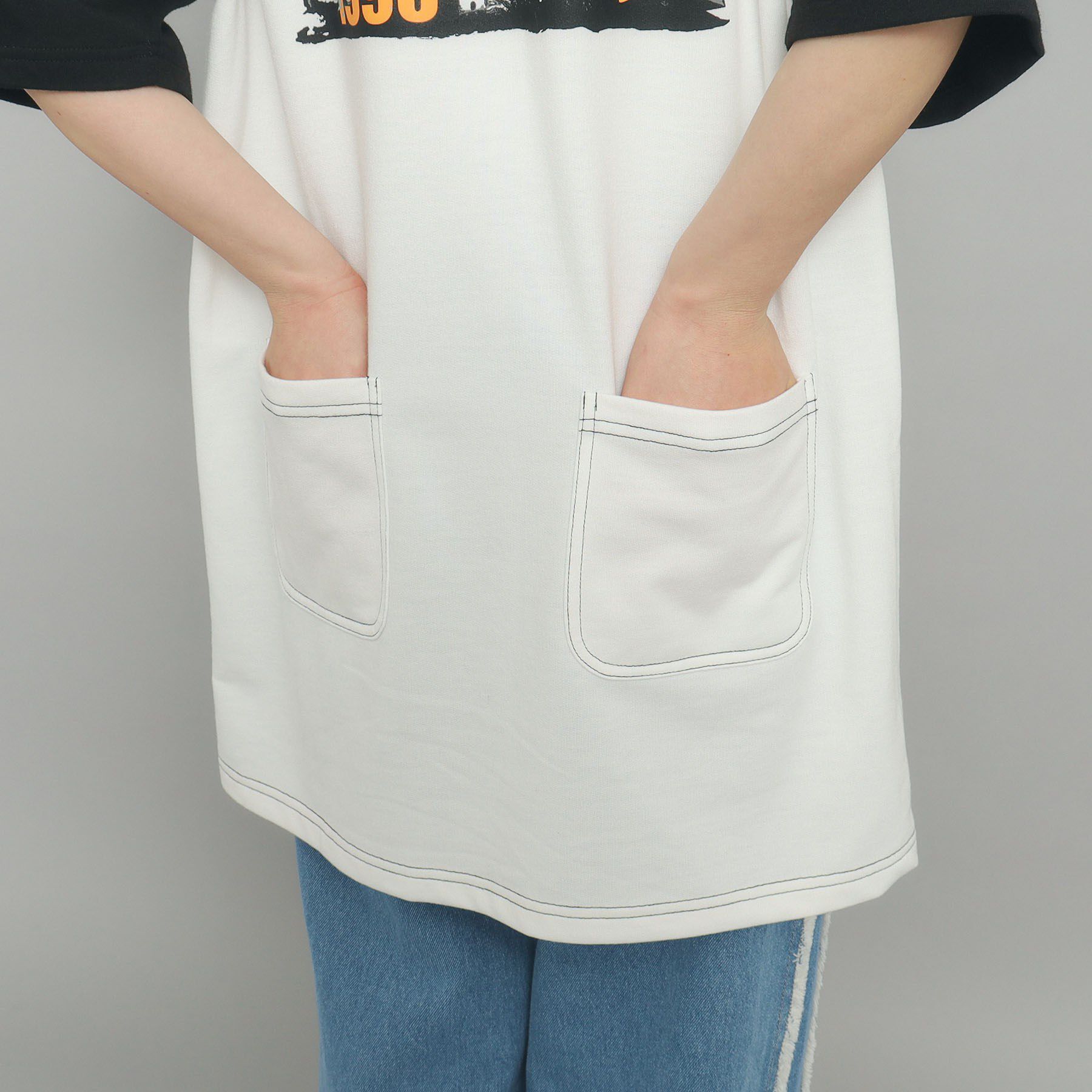 PINK-latte「ラグランプリントワンピース」|ワンピース|