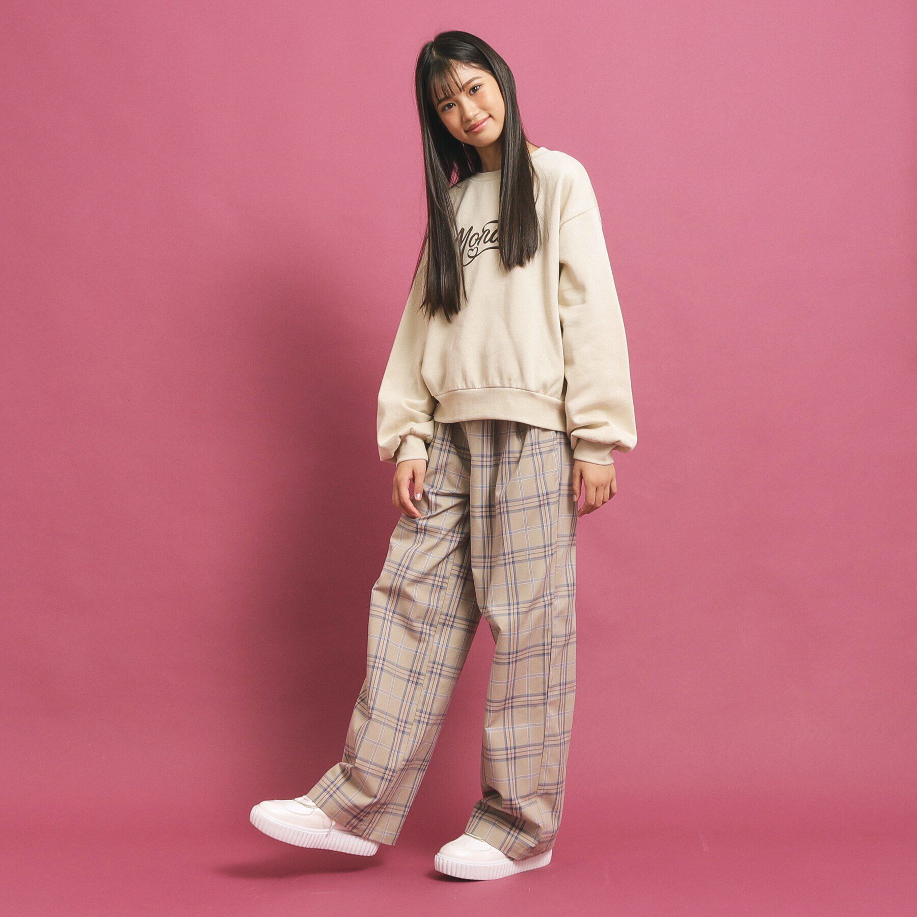 PINK-latte「【プチプラ】コットン混裏起毛スウェット」|その他|