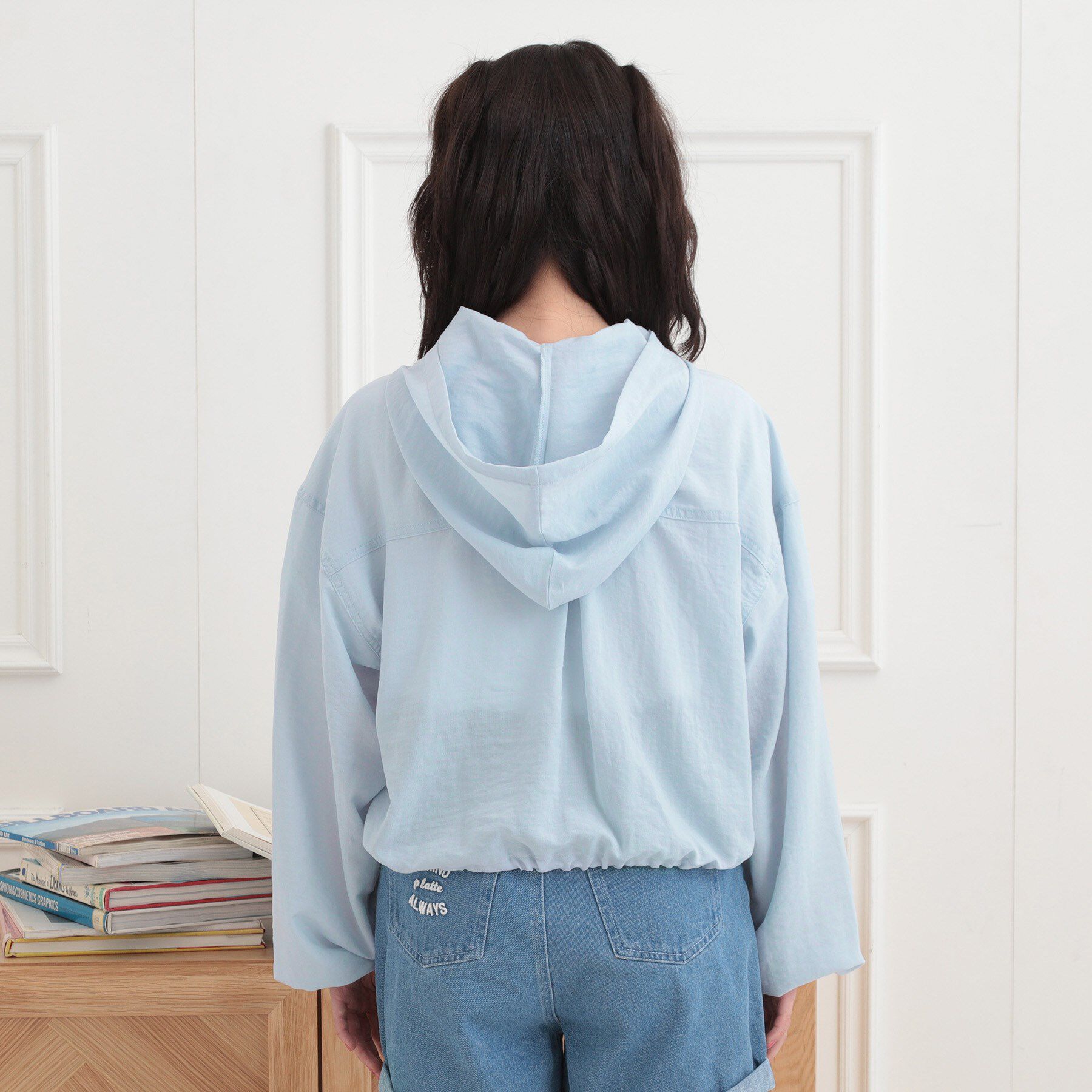 PINK-latte「ショート丈ブルゾン」|ブルゾン・スタジャン|