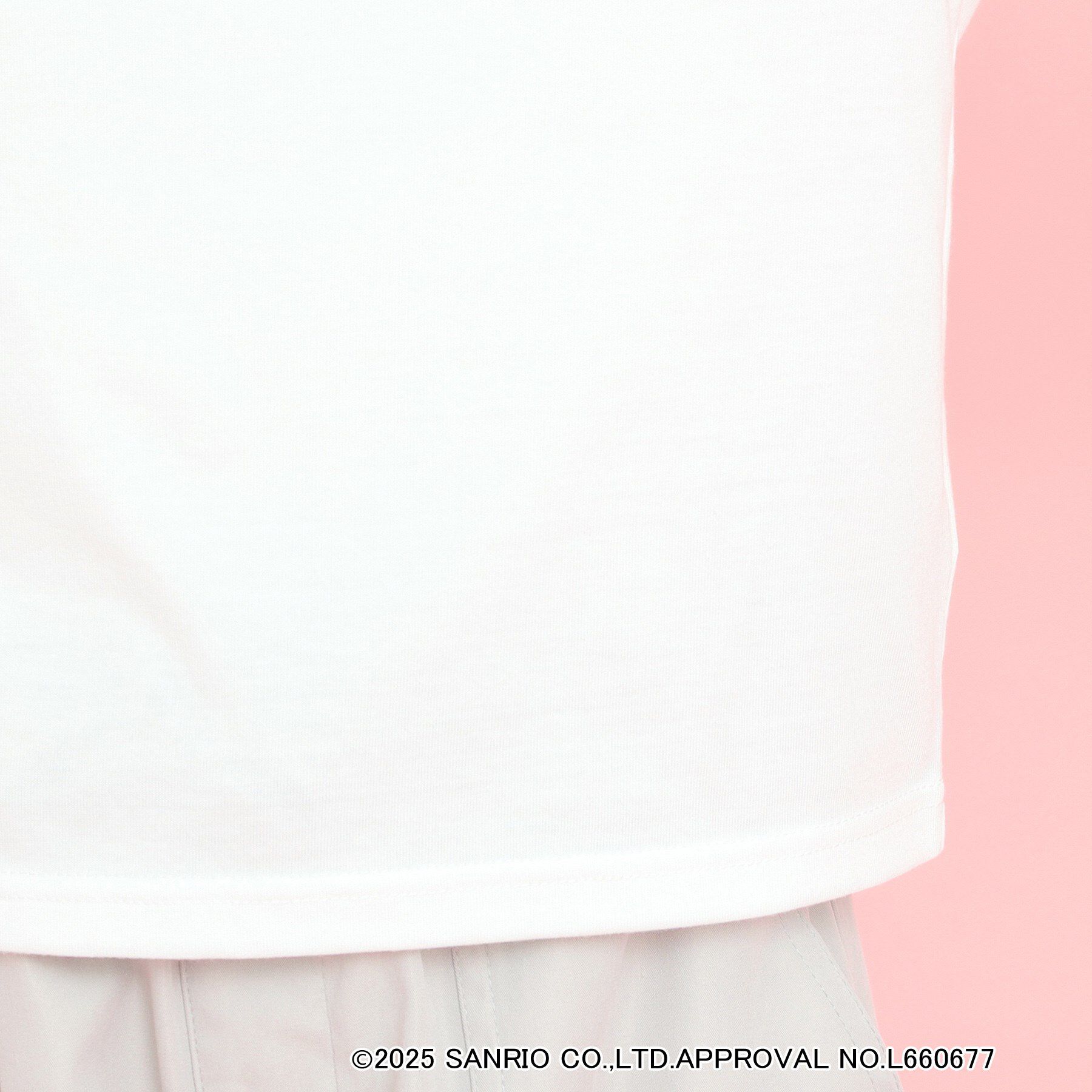 PINK-latte「【サンリオキャラクターズコラボ】リンガーTシャツ」|Tシャツ・カットソー|