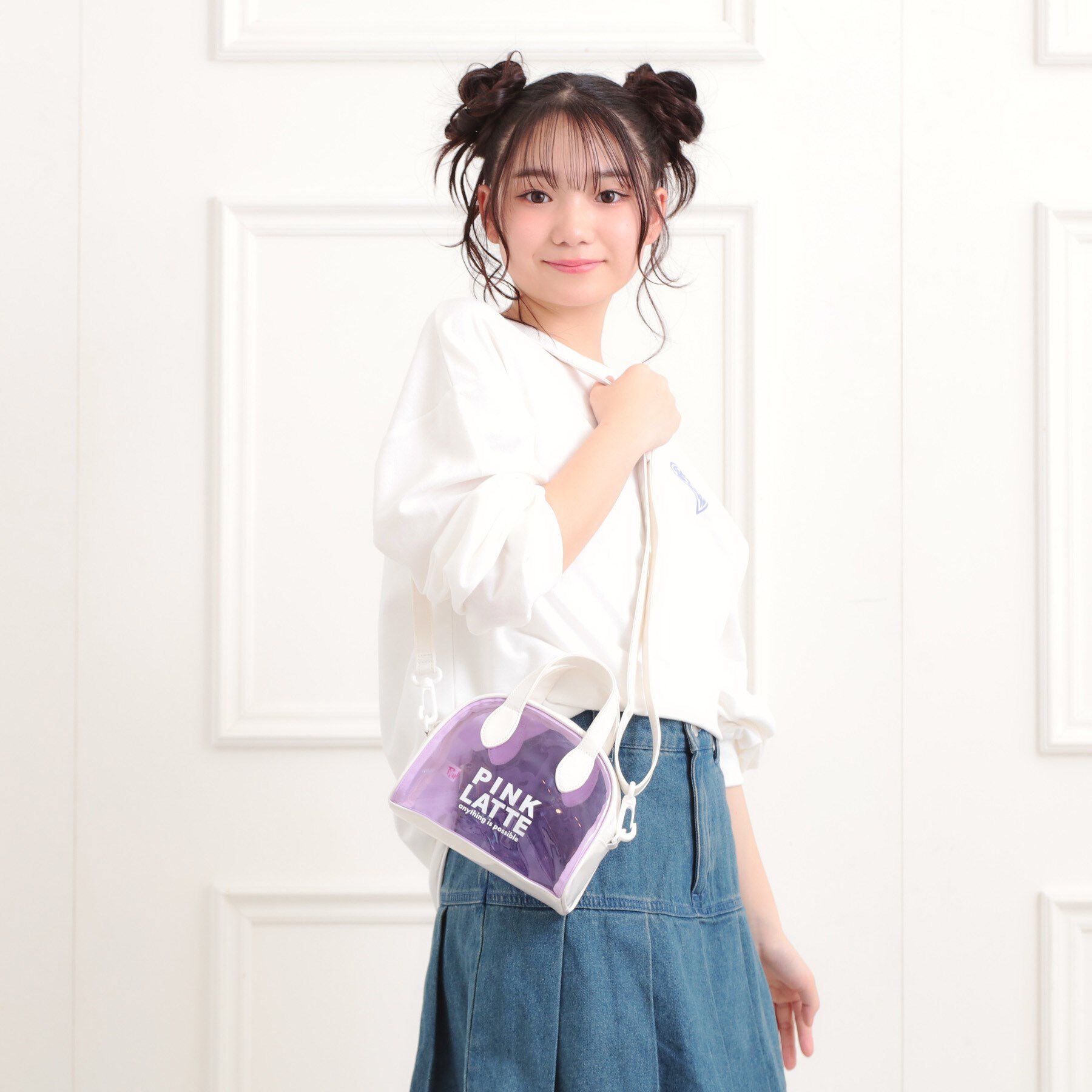 PINK-latte「PVCミニボストンバッグ」|ボストンバッグ|