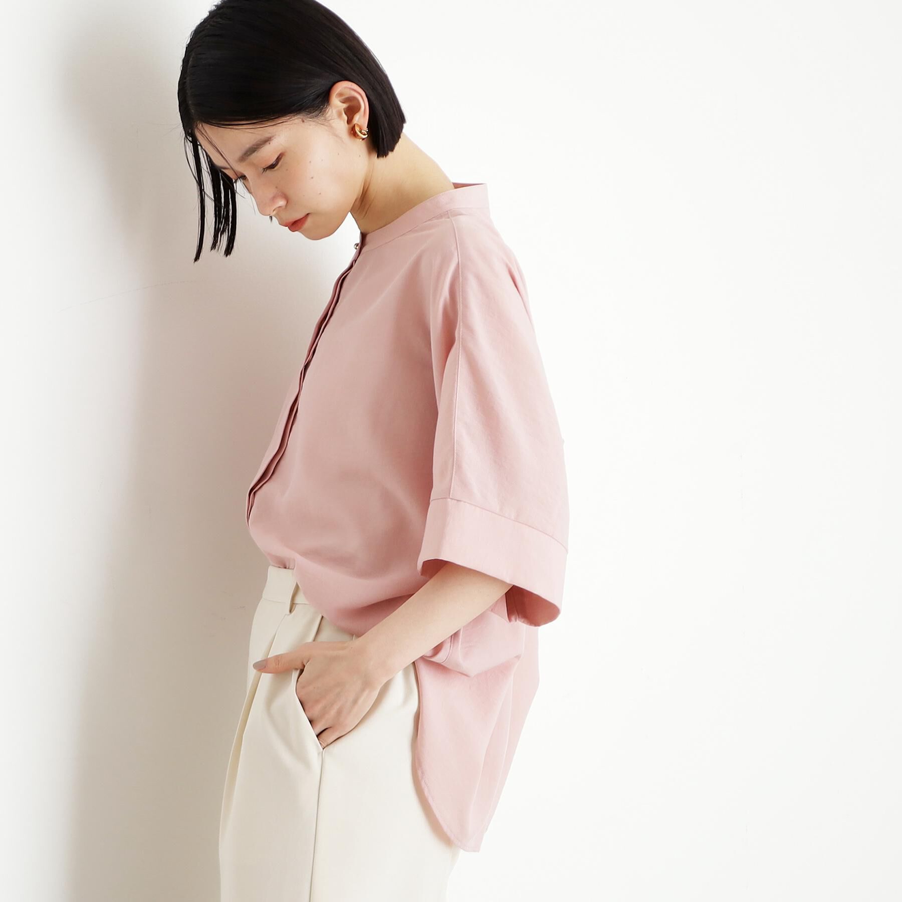 THE SHOP TK「ドルマンブラウス【7色展開/洗濯機OK/体型カバー】」|シャツ・ブラウス|