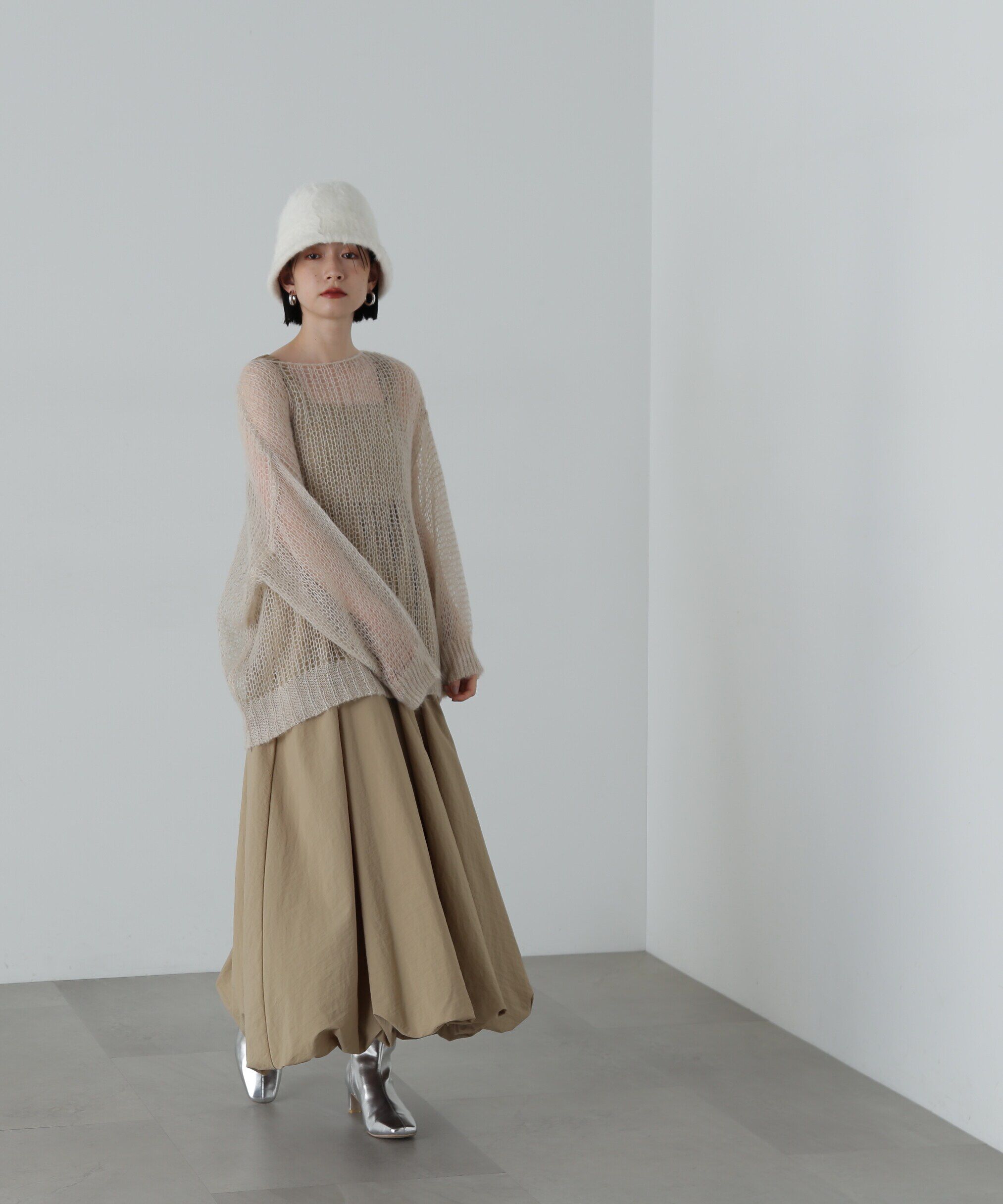  「バルーンキャミワンピース」|ワンピース|