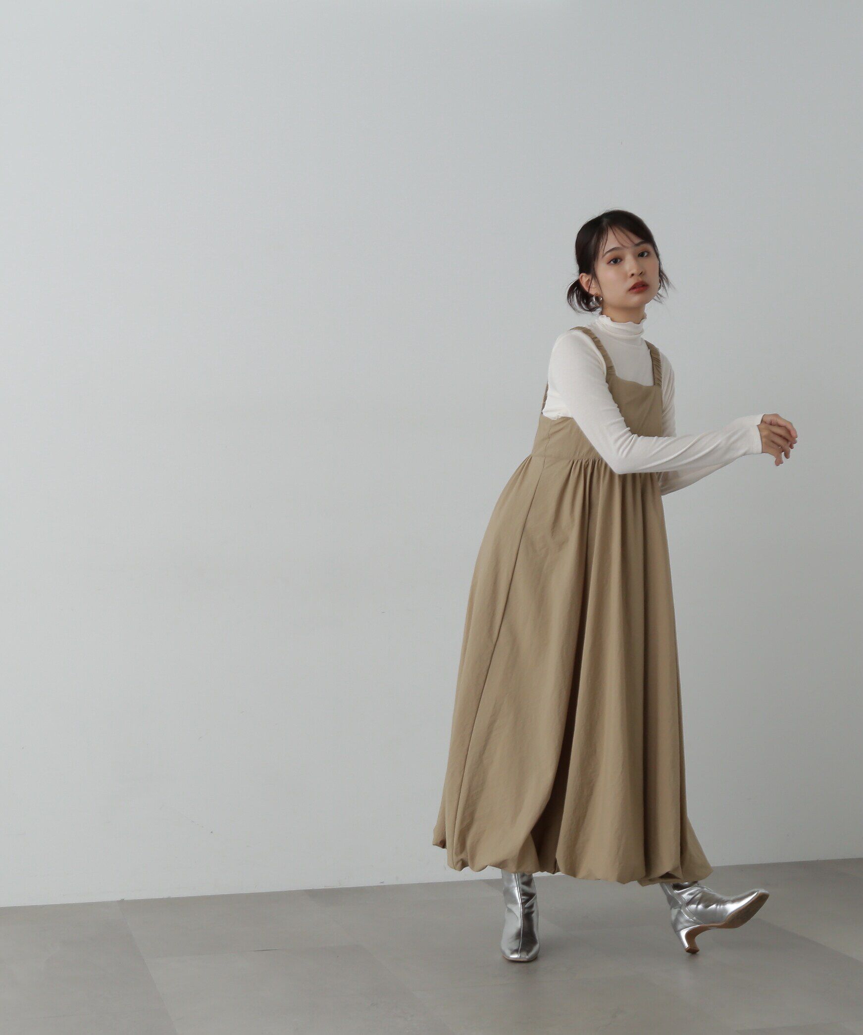  「バルーンキャミワンピース」|ワンピース|