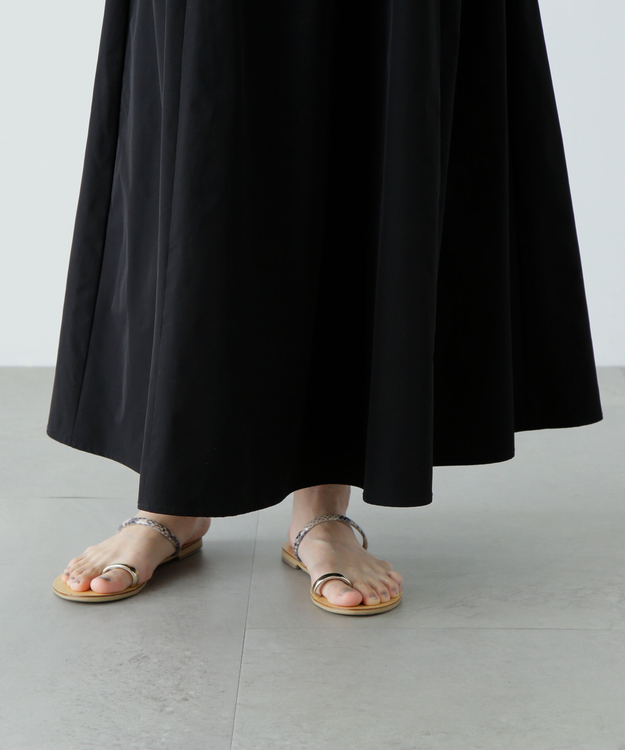  「シャーリングスリーブブラウス&times;スカートセット」|ワンピース|