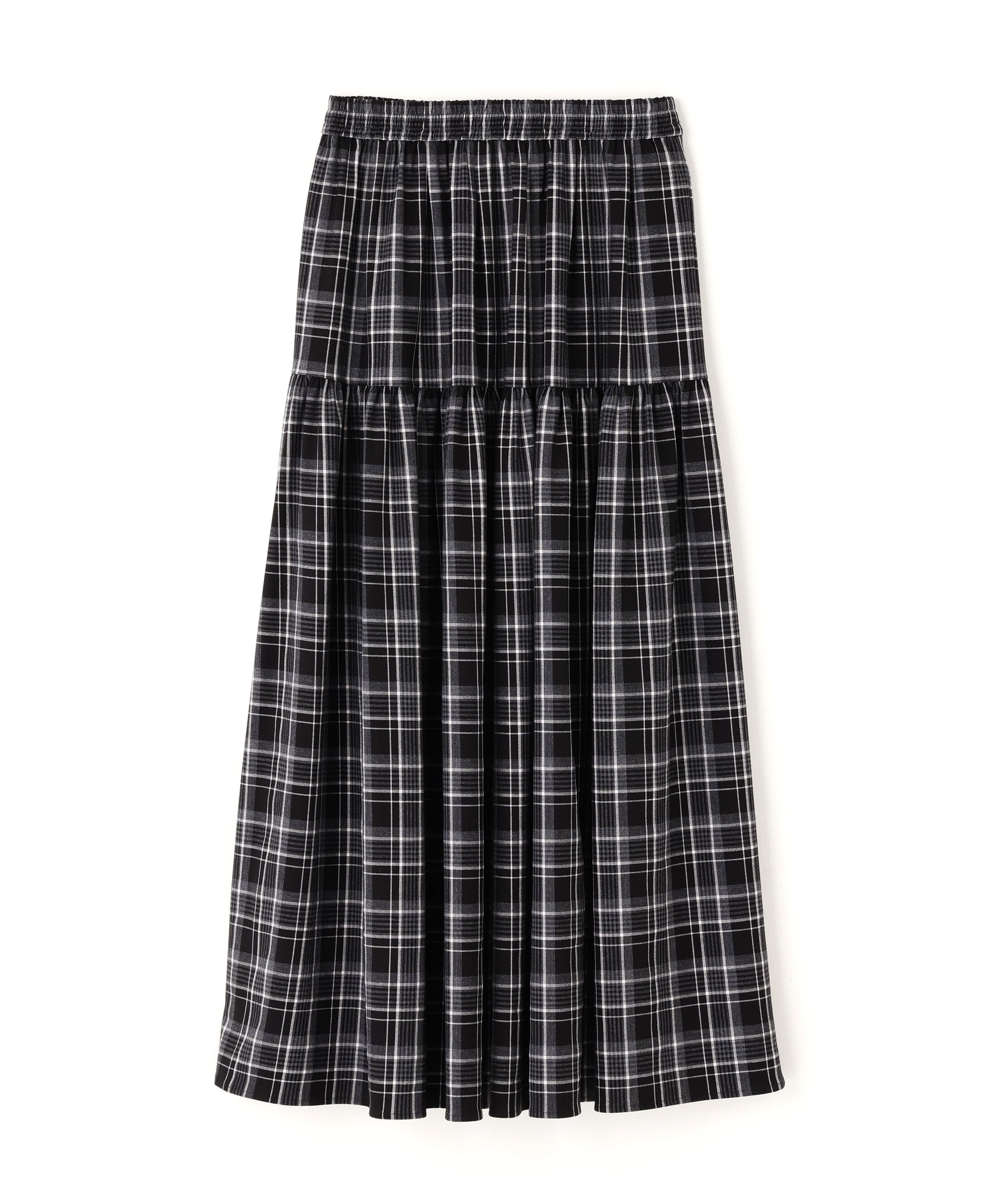  「チェックティアードスカート」|スカート|