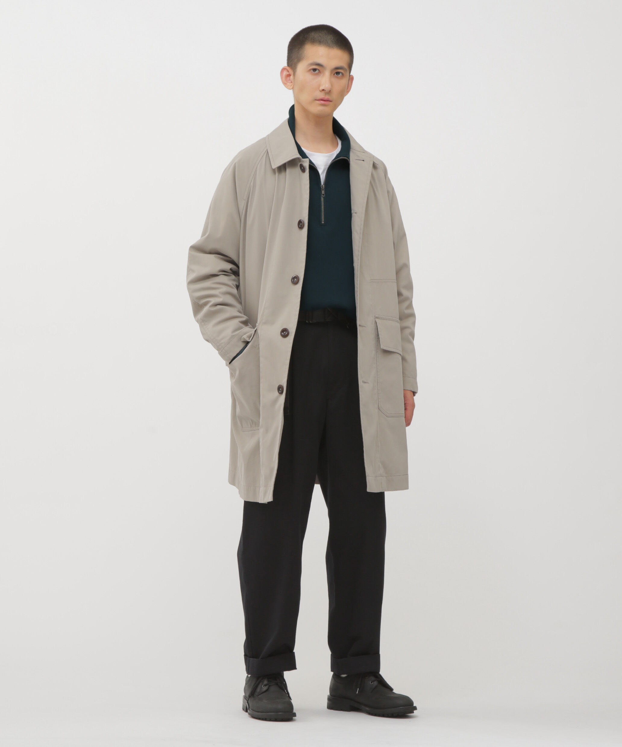 MHL.「DOUBLE FACE SOFT COTTON JERSEY TOP」|Tシャツ・カットソー|