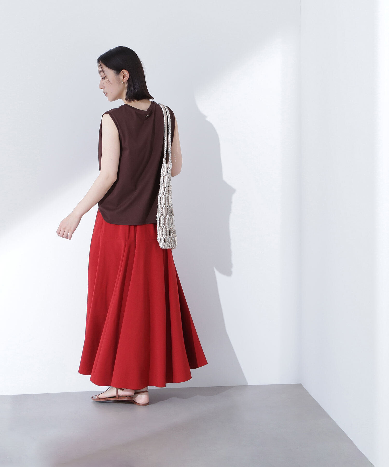  「メタルプレートノースリーブカットソー」|Tシャツ・カットソー|