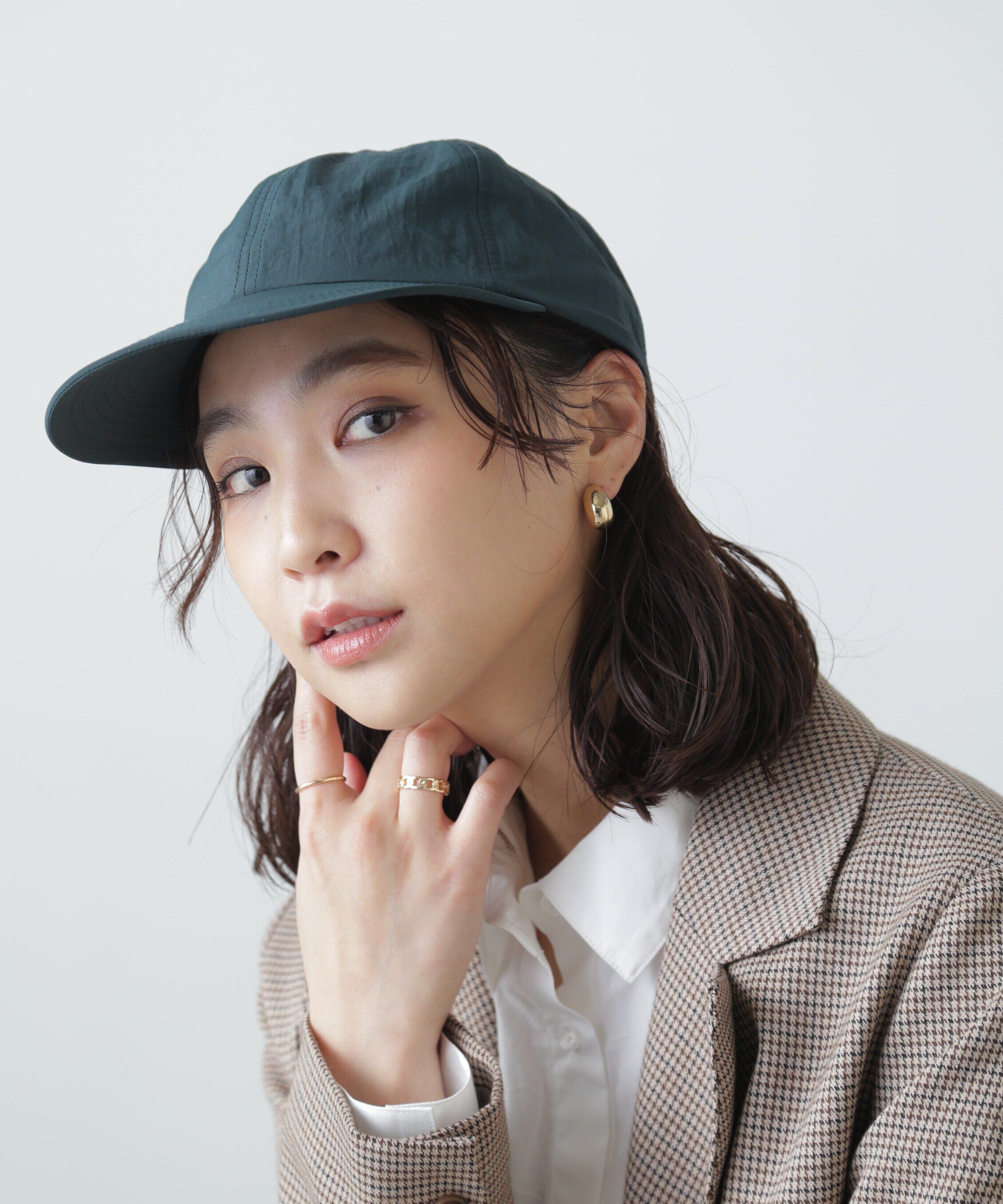  「ナイロンキャップ」|ソックス|グリーン