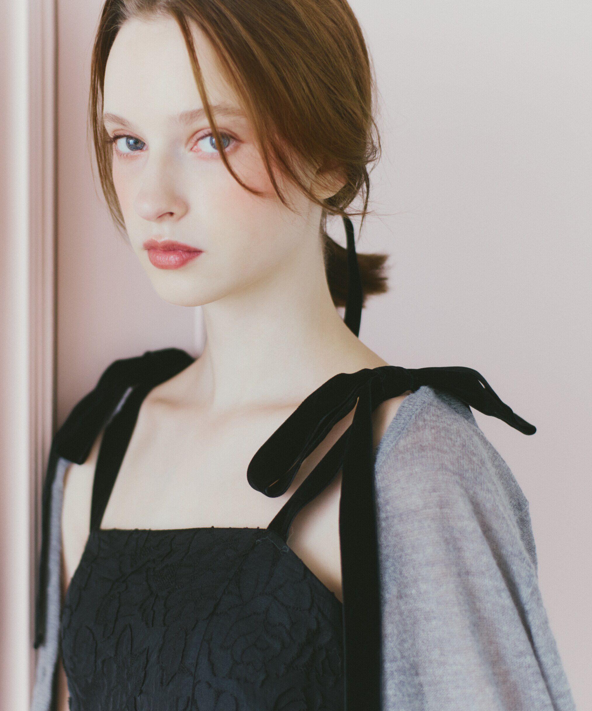  「◆ショルダーリボンキャミワンピース」|ワンピース|