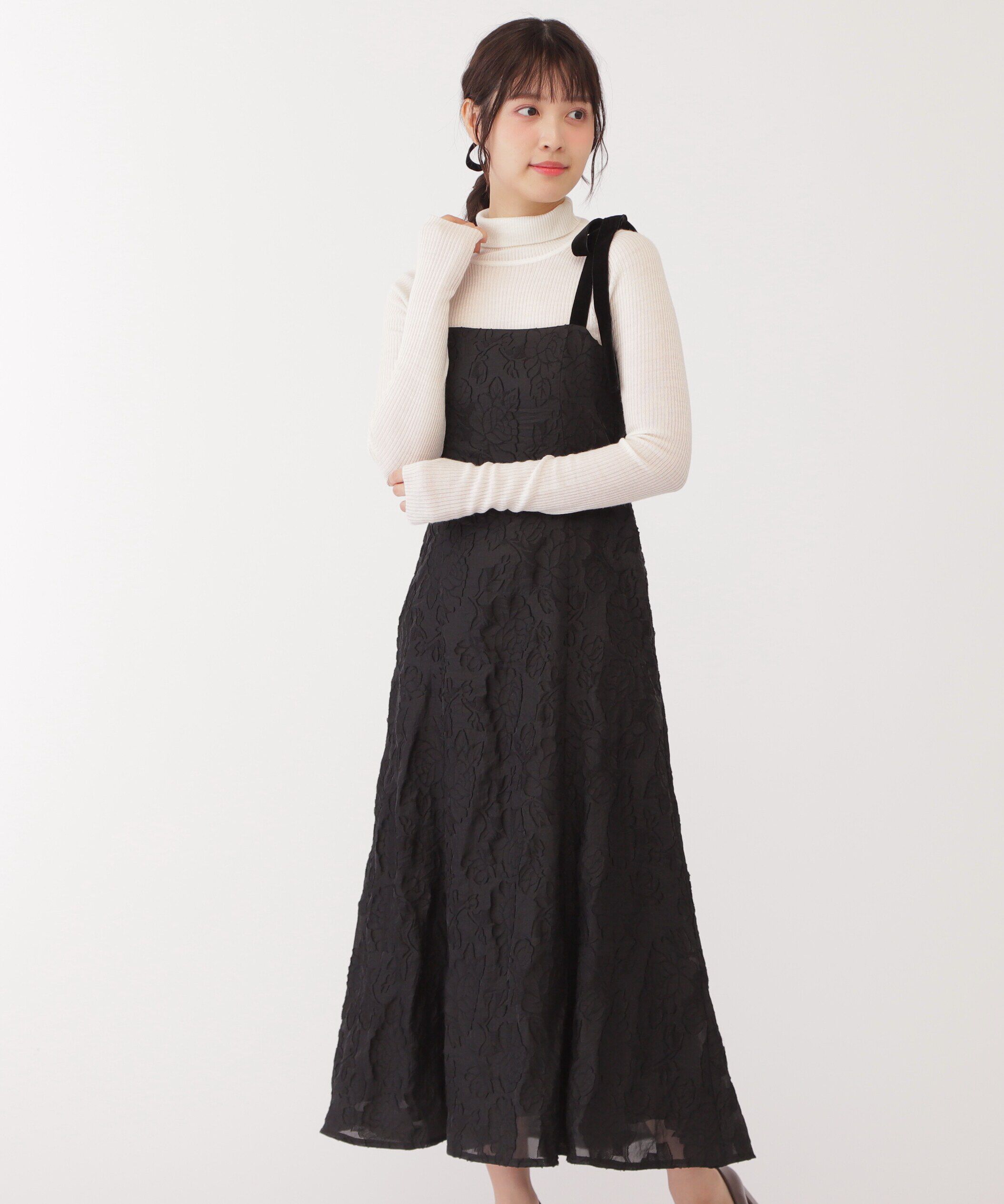  「◆ショルダーリボンキャミワンピース」|ワンピース|