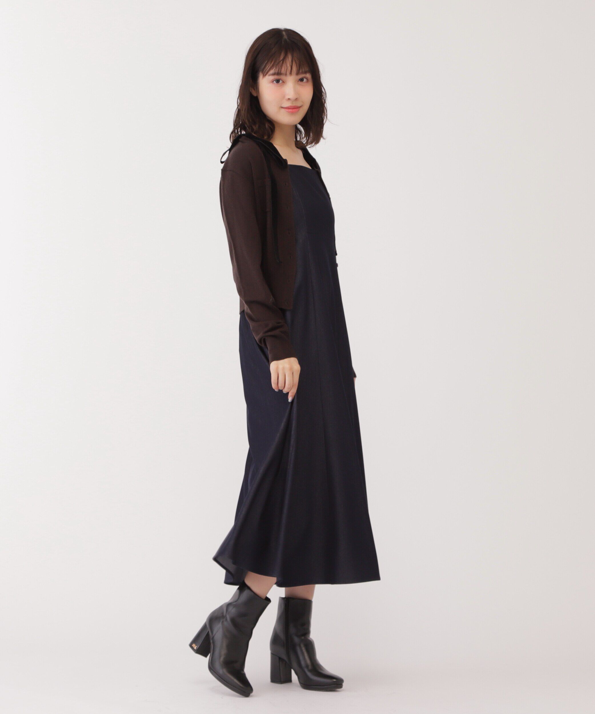  「◆ショルダーリボンキャミワンピース」|ワンピース|