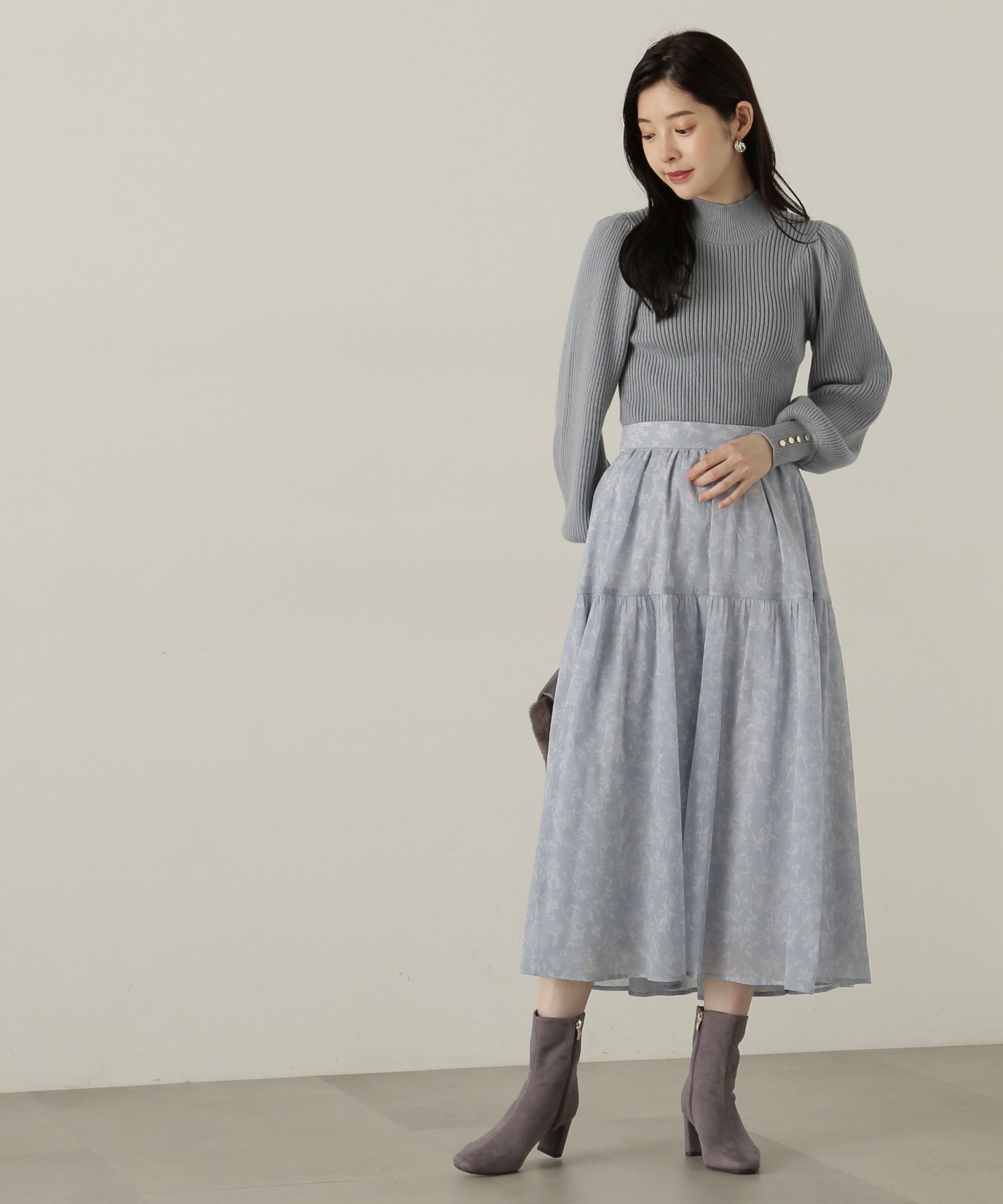 PROPORTION BODY DRESSING「シアーニュアンススカート」|スカート|