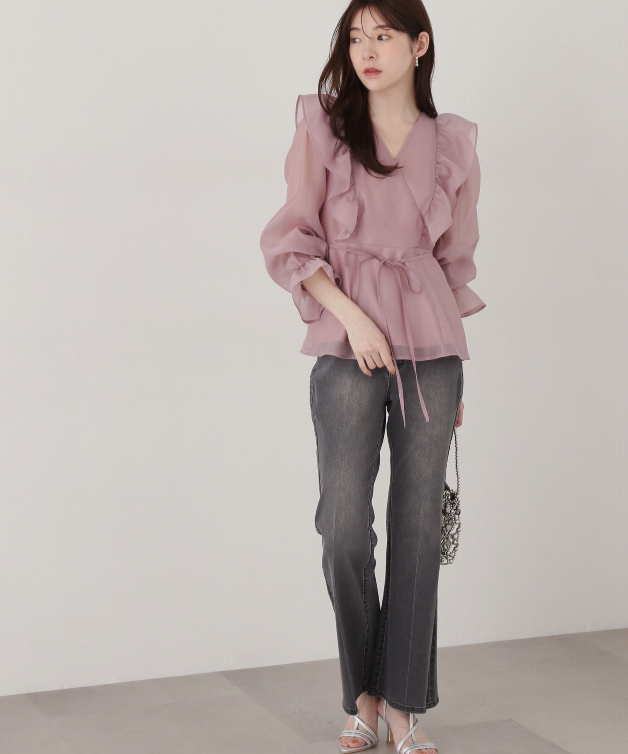 PROPORTION BODY DRESSING「ベルボトムデニムパンツ」|その他|